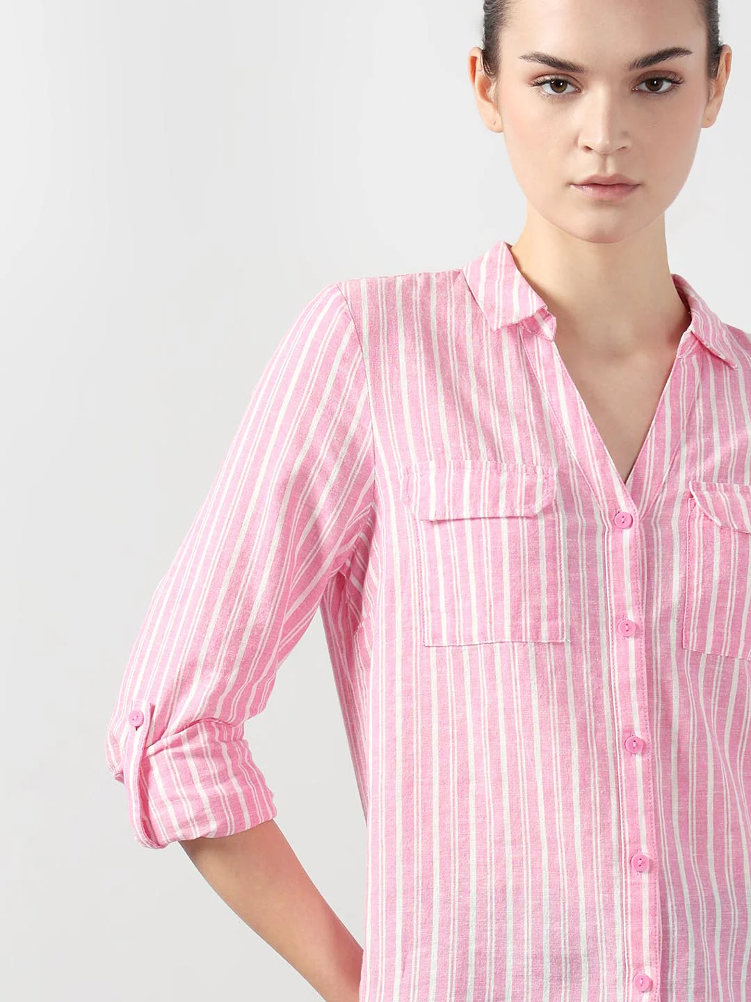 Pink Striped Shirt - Image 6