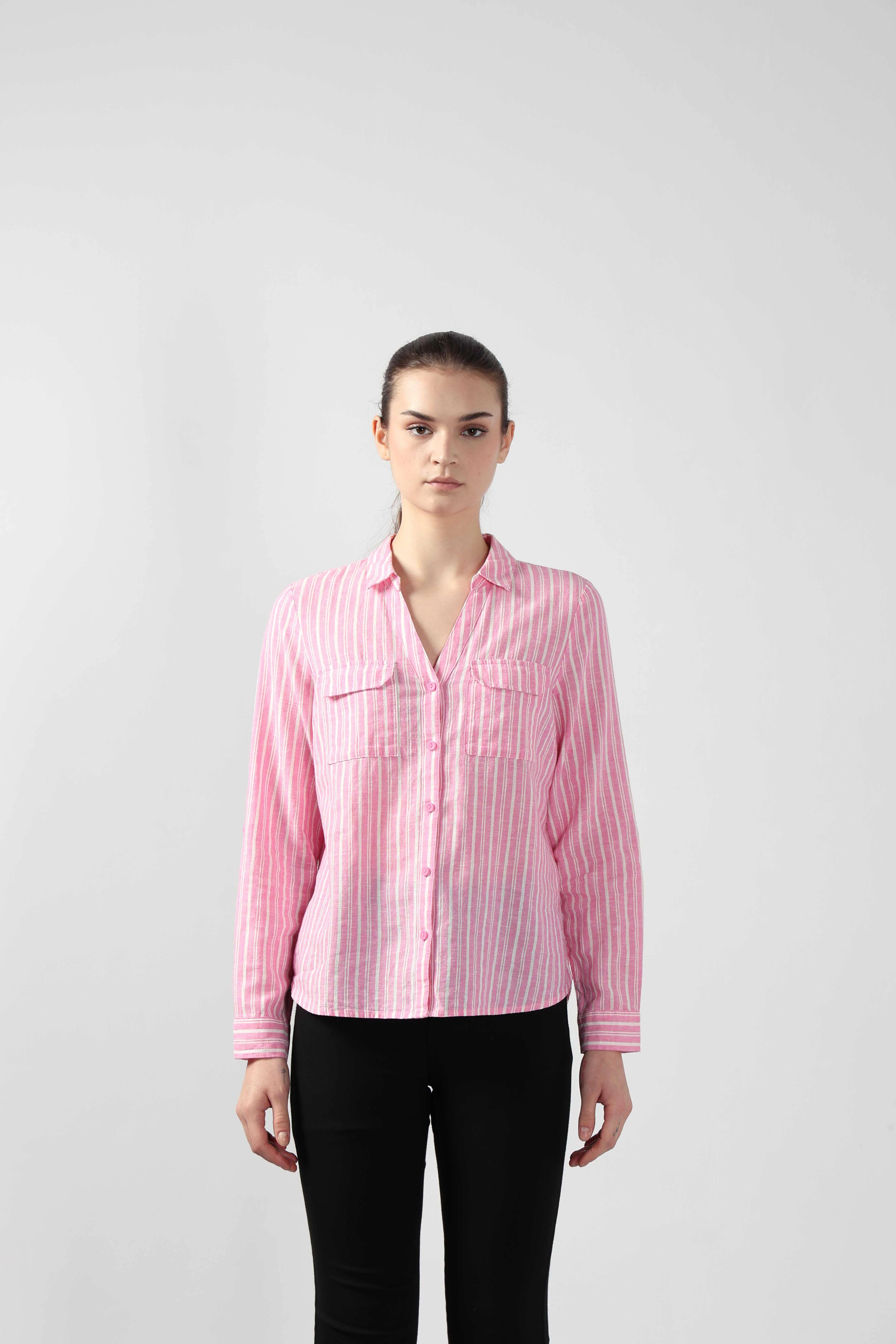 Pink Striped Shirt - Image 9