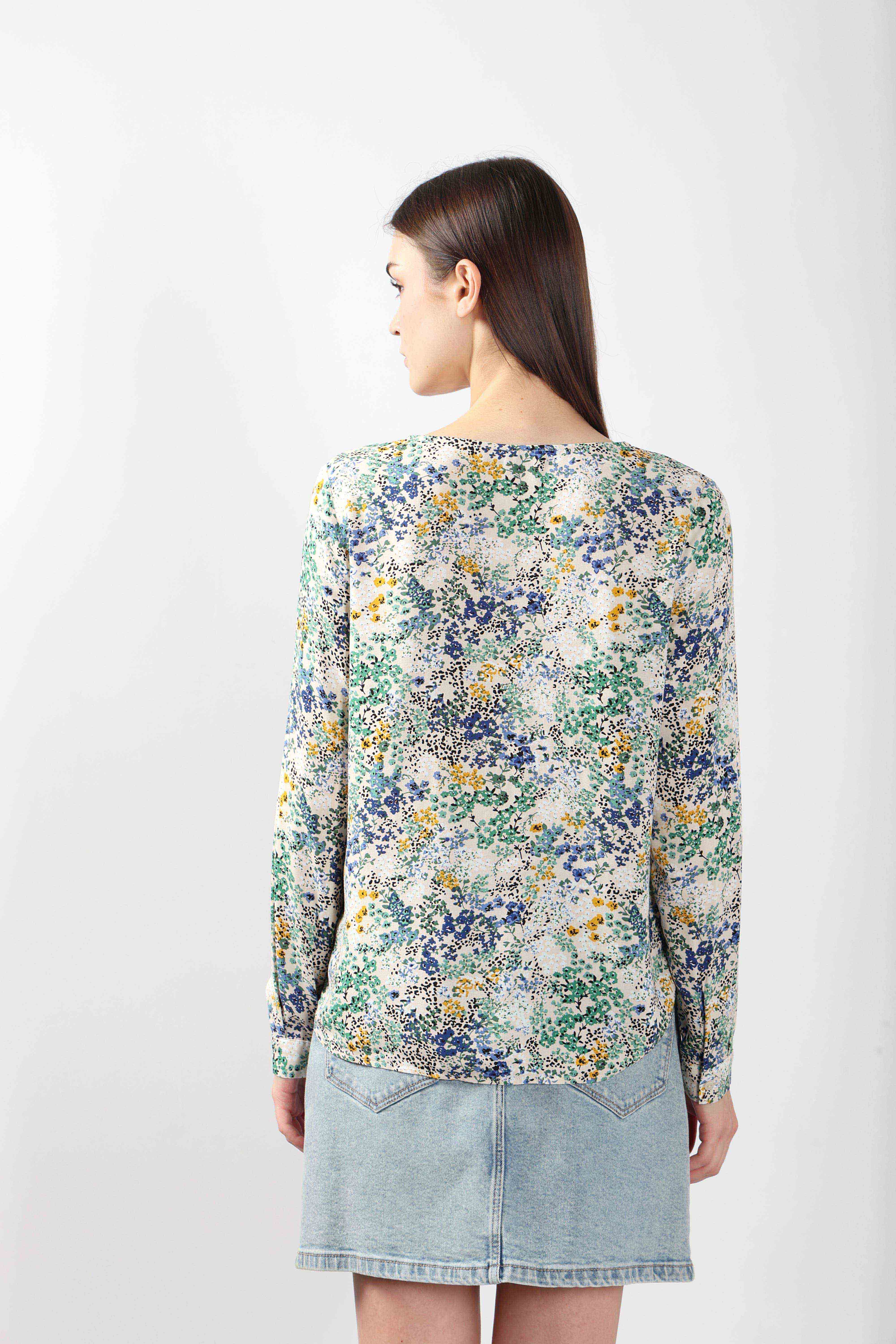 Vero Moda White Floral Print Shirt - Image 10