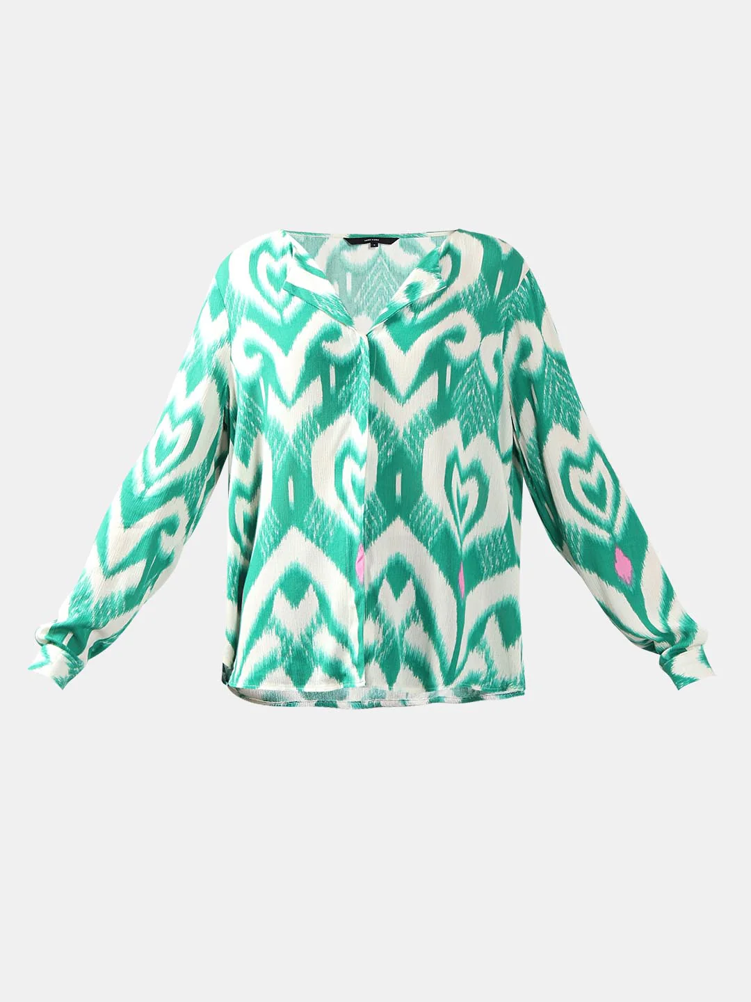 Vero Moda Green Abstract Print Shirt - Image 7