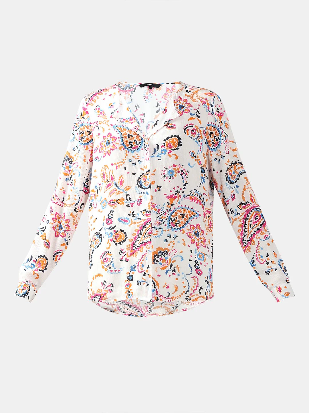 Vero Moda White Printed Viscose Shirt - Image 7