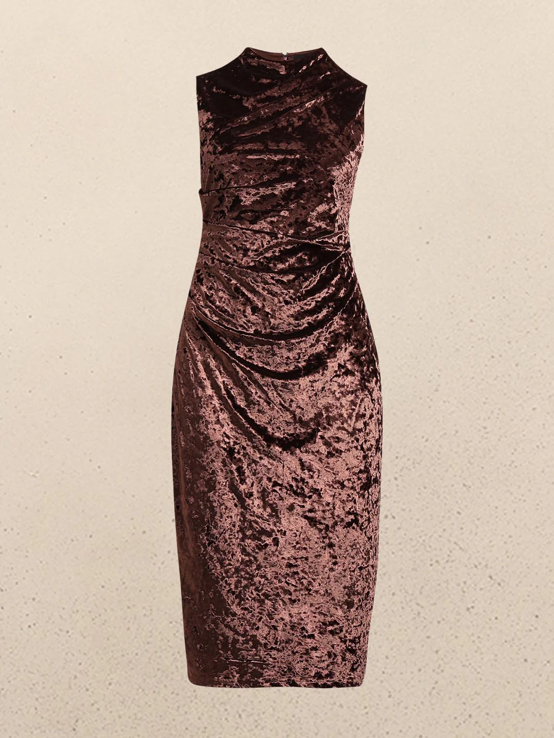 Brown Bodycon Midaxi Dress - Image 7