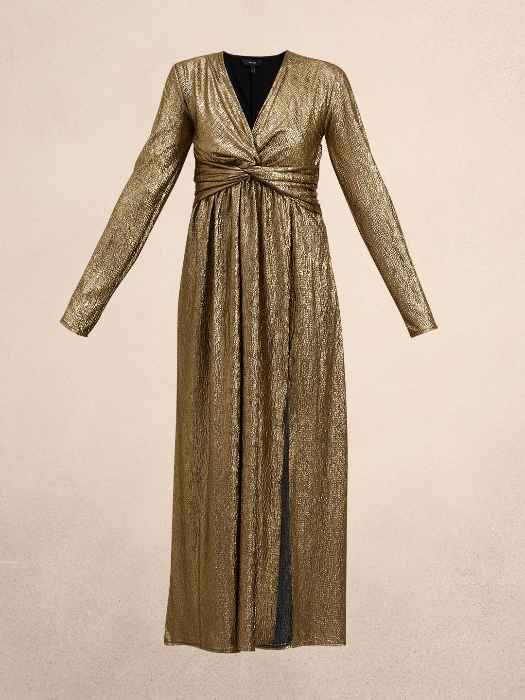 Golden Knot Detail Maxi Dress - Image 7