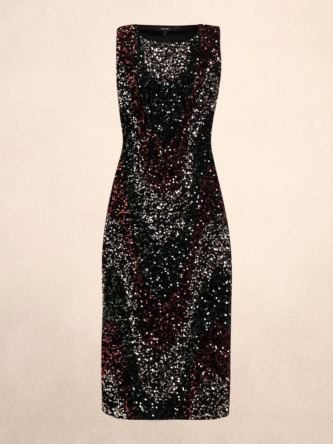 Multi-Colour Sequined Midi Dress - Image 7
