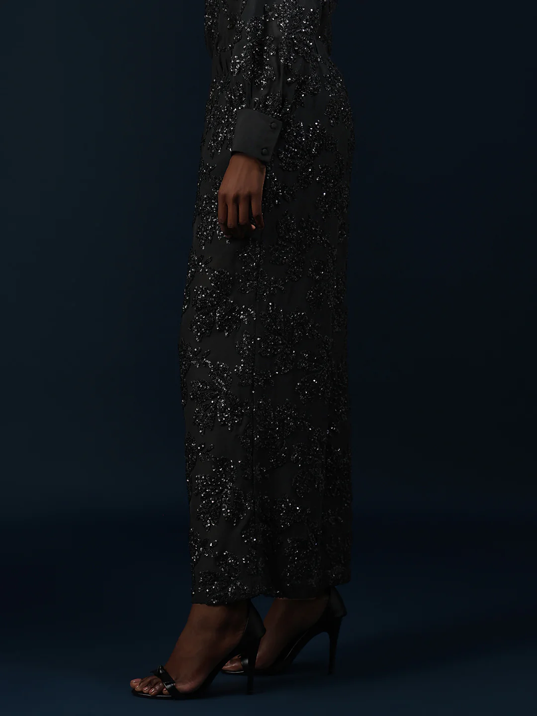 Marquee Embellished Wide Leg Pants - Image 3