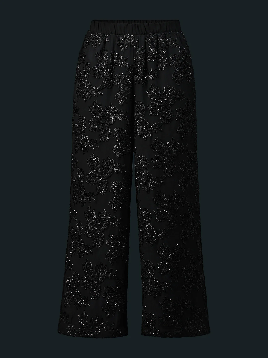 Marquee Embellished Wide Leg Pants - Image 7