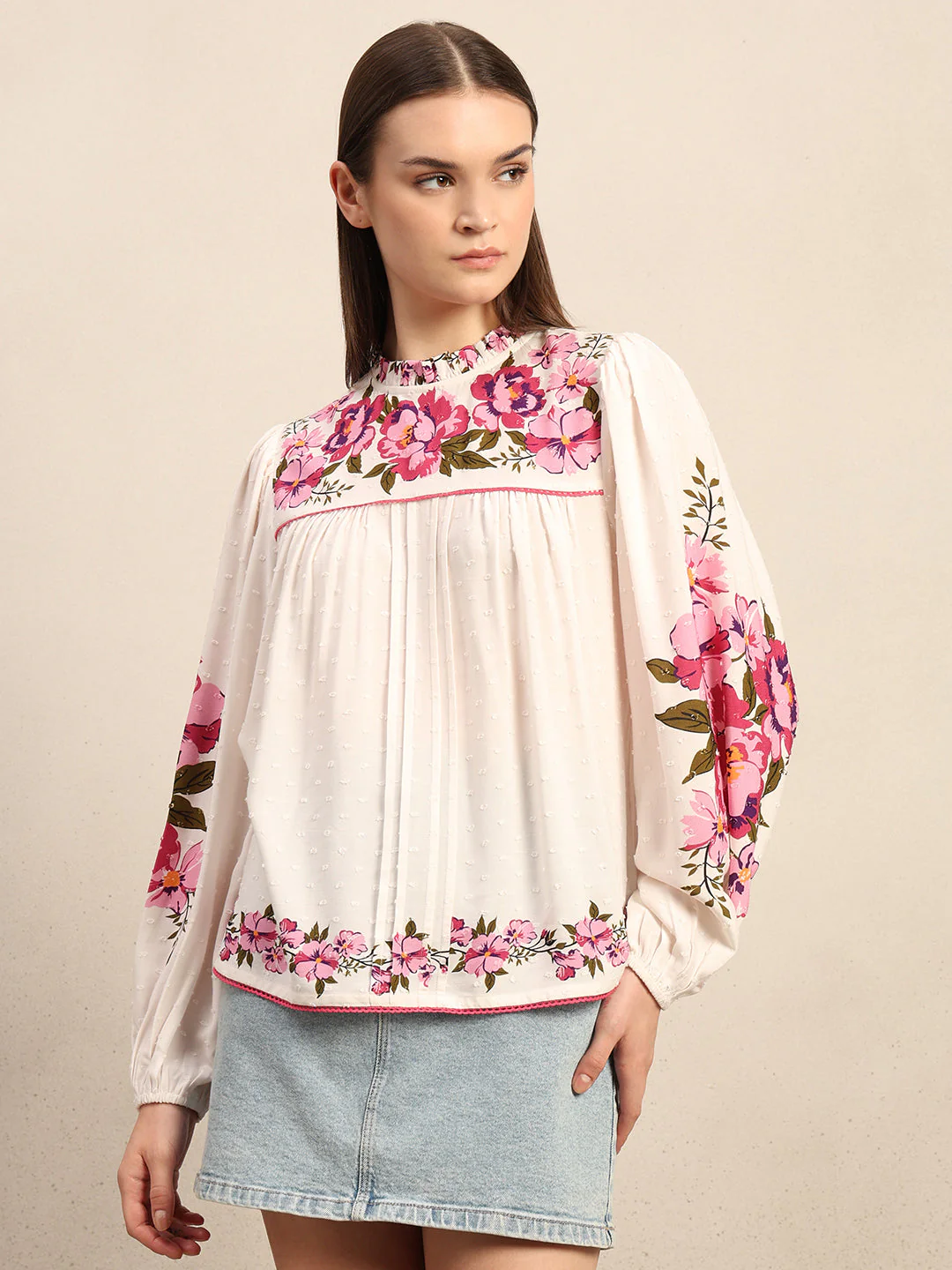 Floral Embroidered Top - Image 2