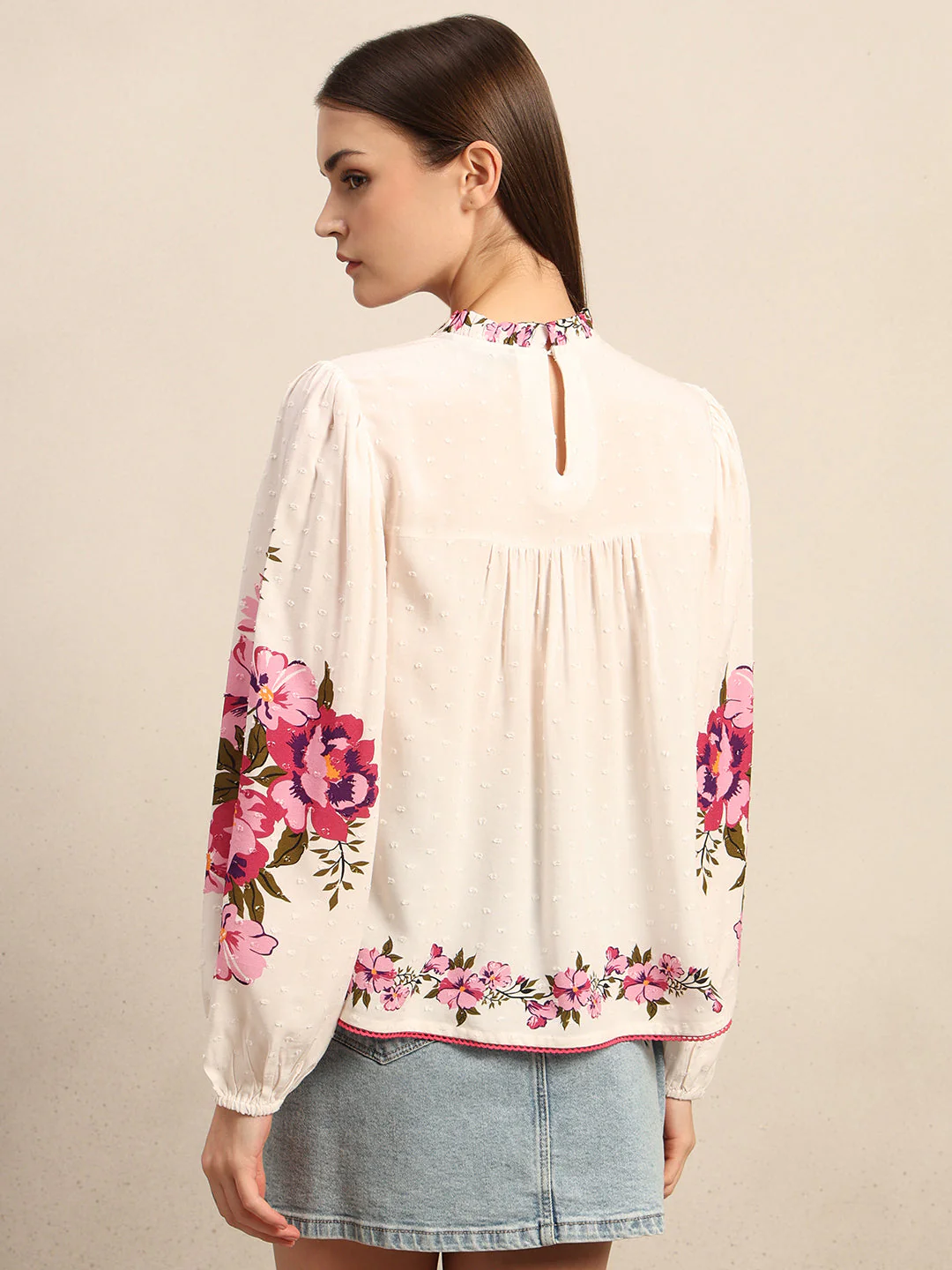 Floral Embroidered Top - Image 4