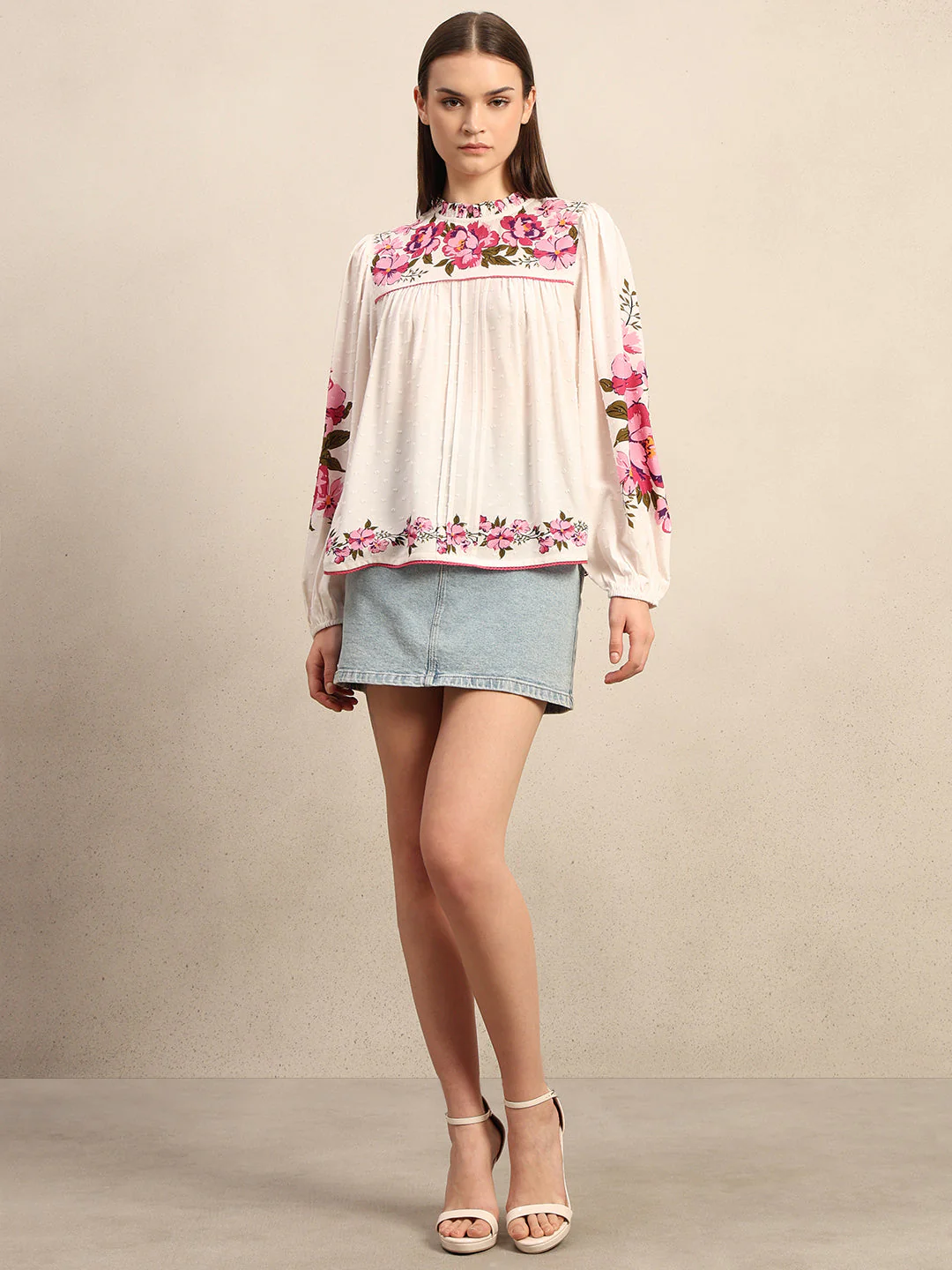 Floral Embroidered Top - Image 5