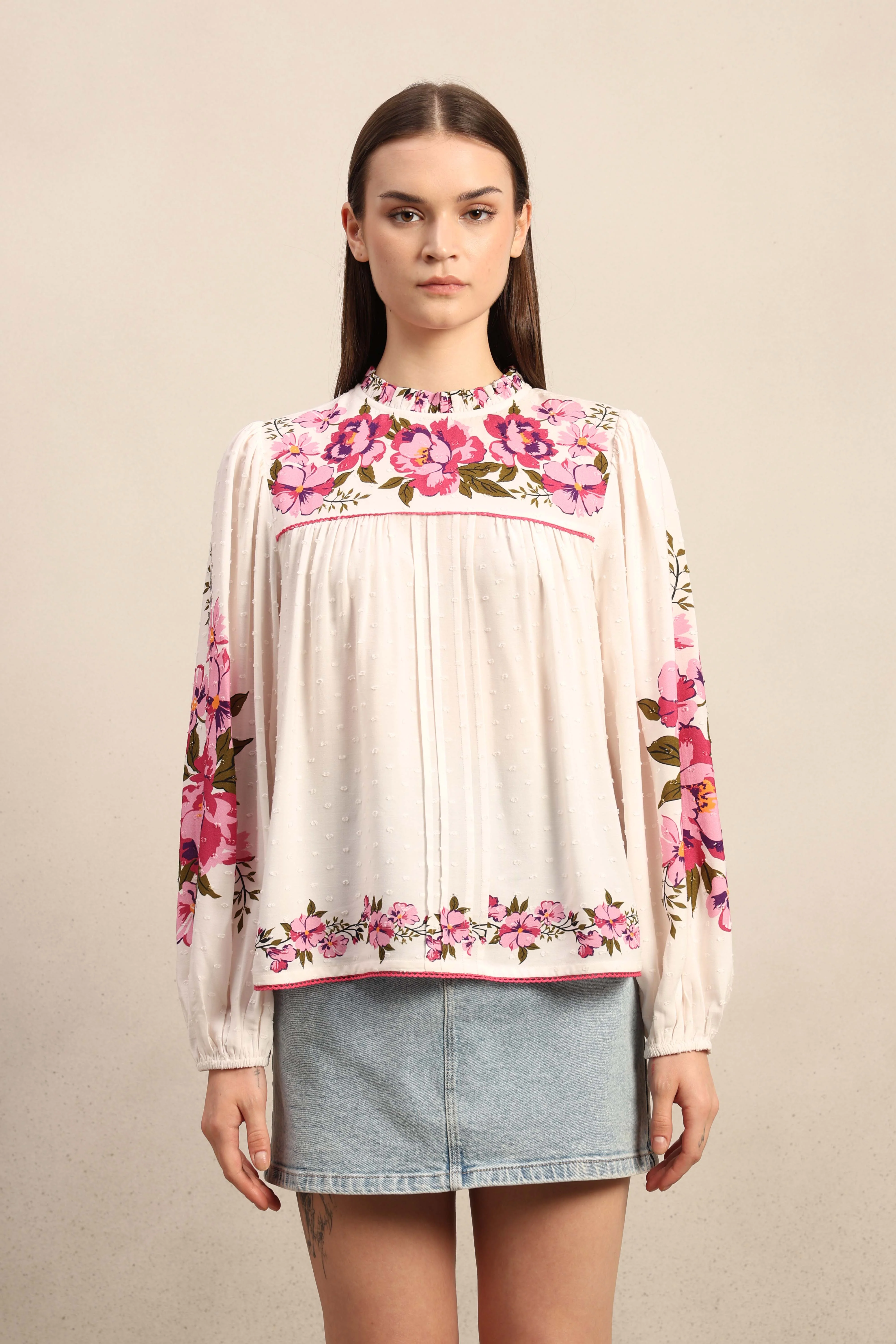 Floral Embroidered Top - Image 9