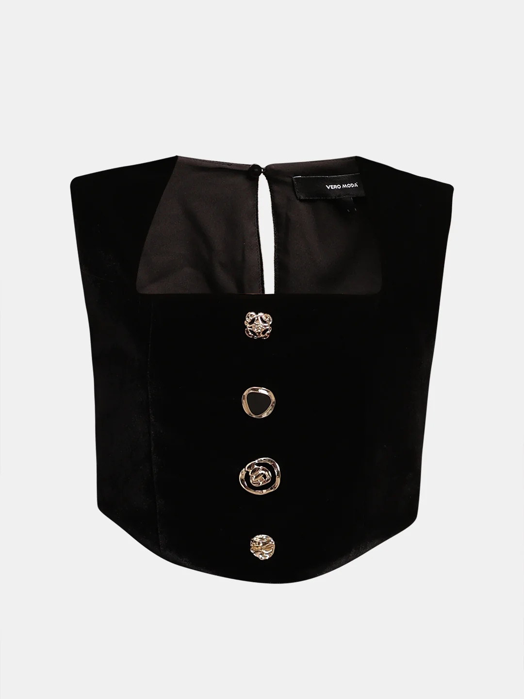 Black Velvet Corset Top - Image 7