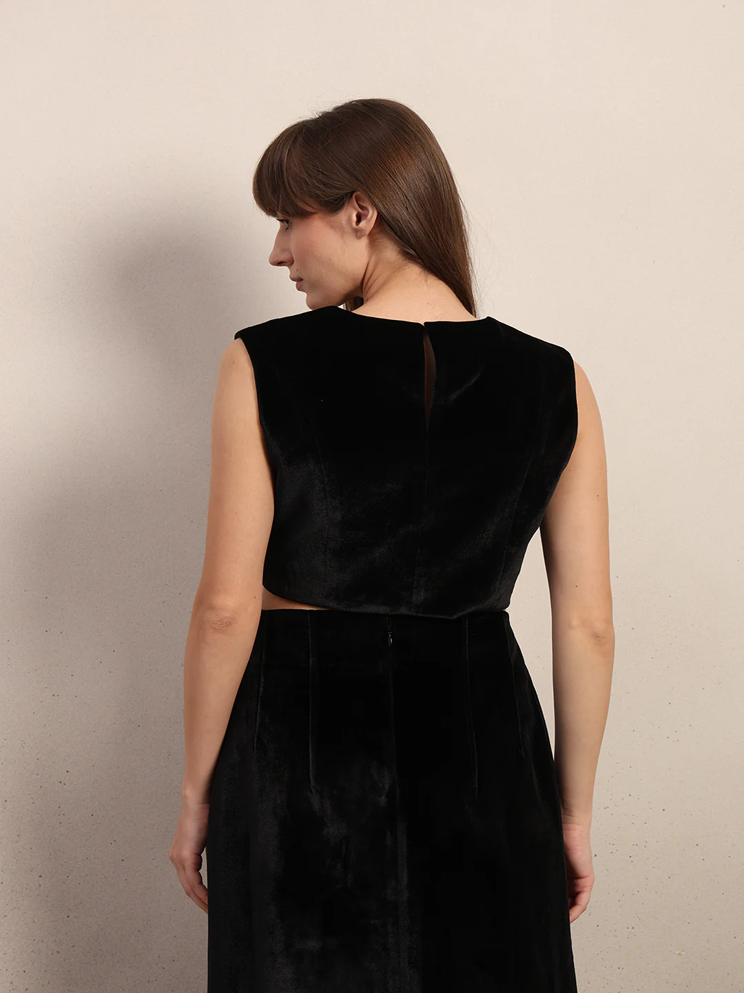 Black Velvet Corset Top - Image 9