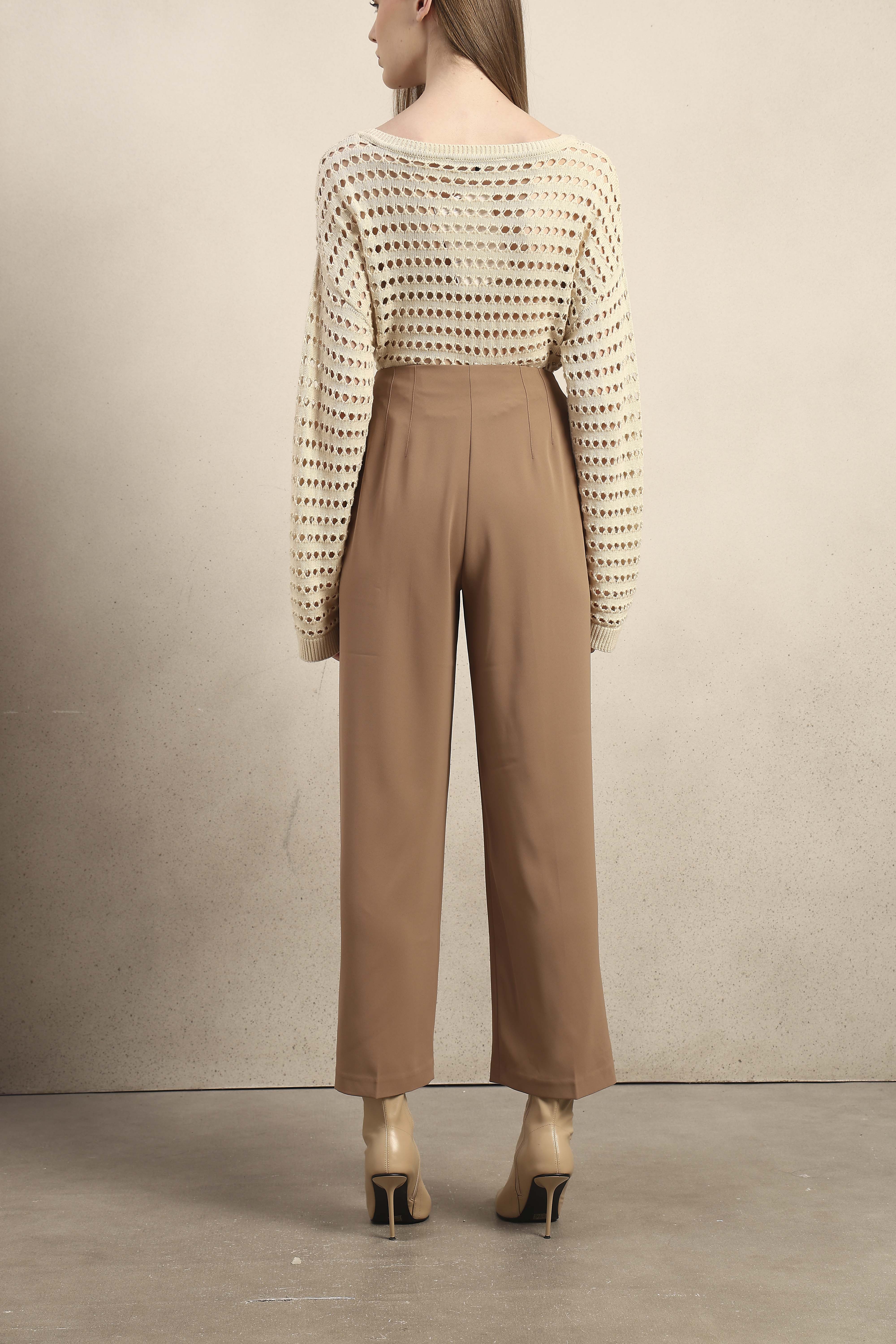 Wide Leg High Rise Pants - Image 10