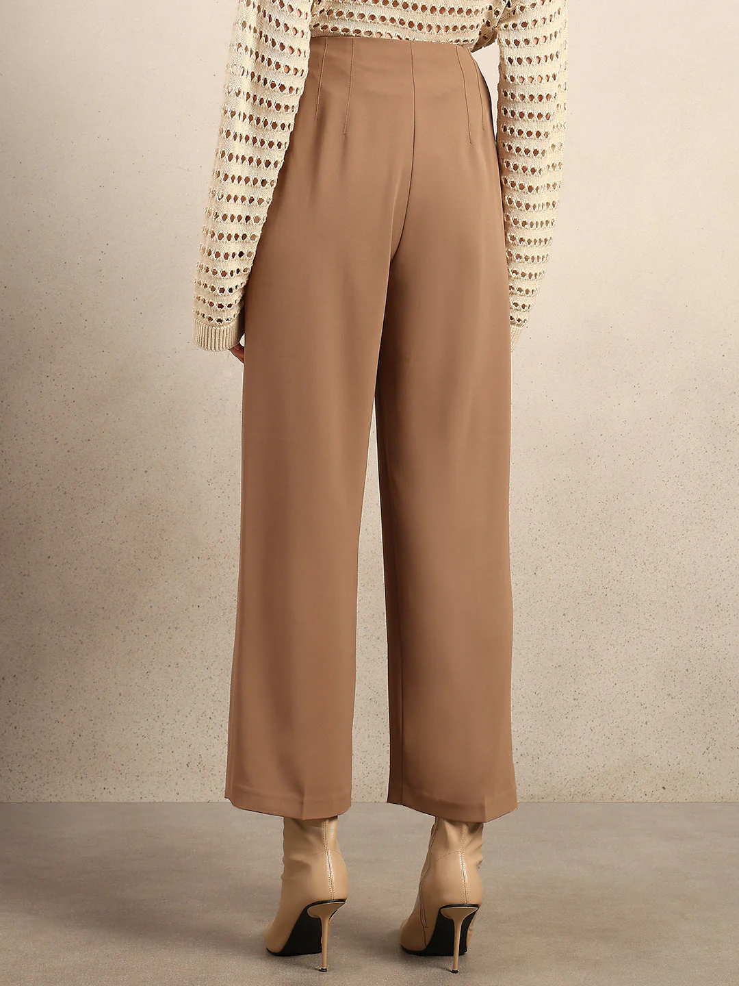 Wide Leg High Rise Pants - Image 4