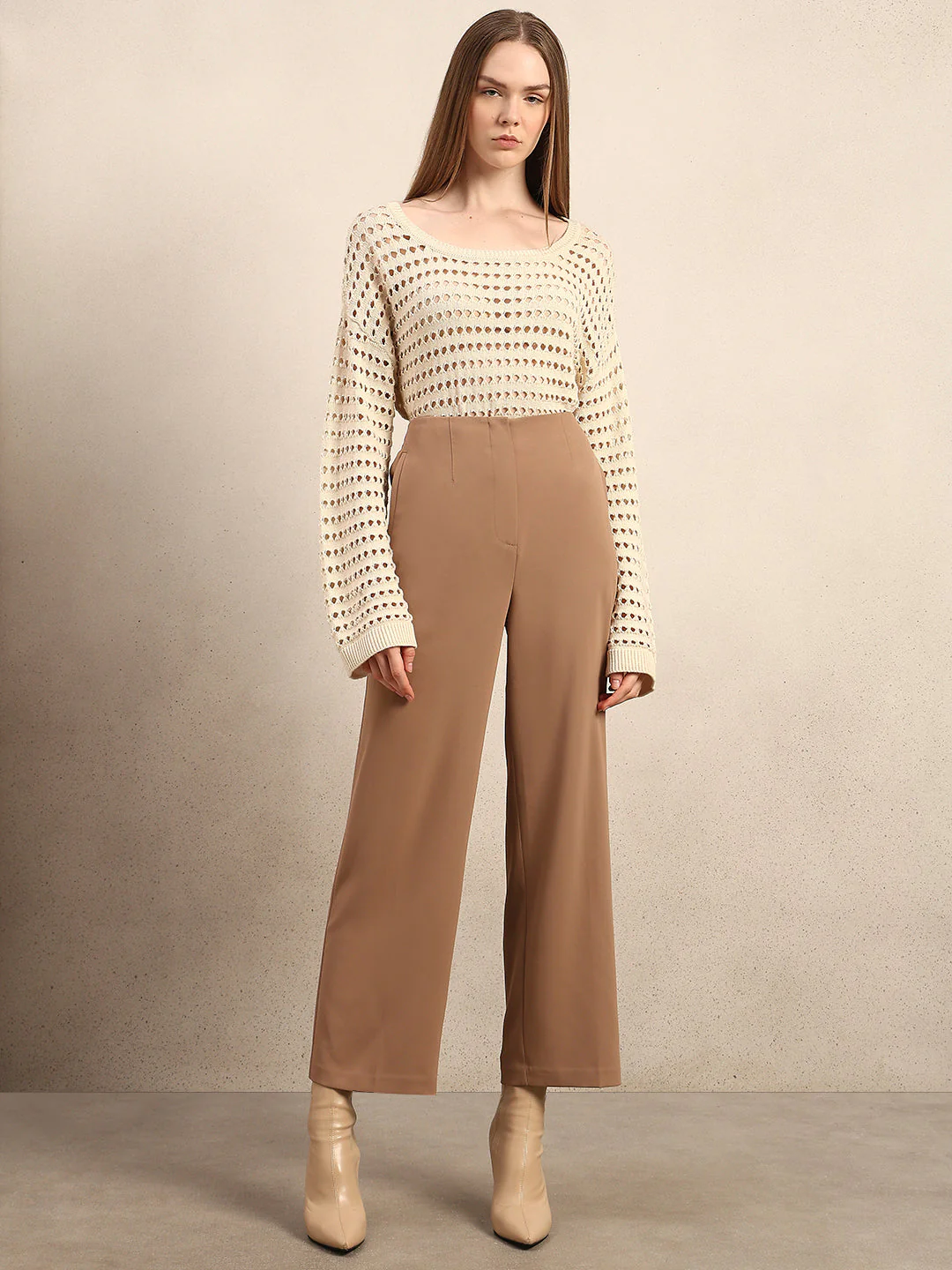 Wide Leg High Rise Pants - Image 5