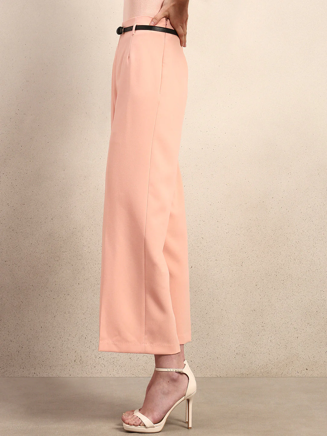 High Rise Belted Pants - Image 3