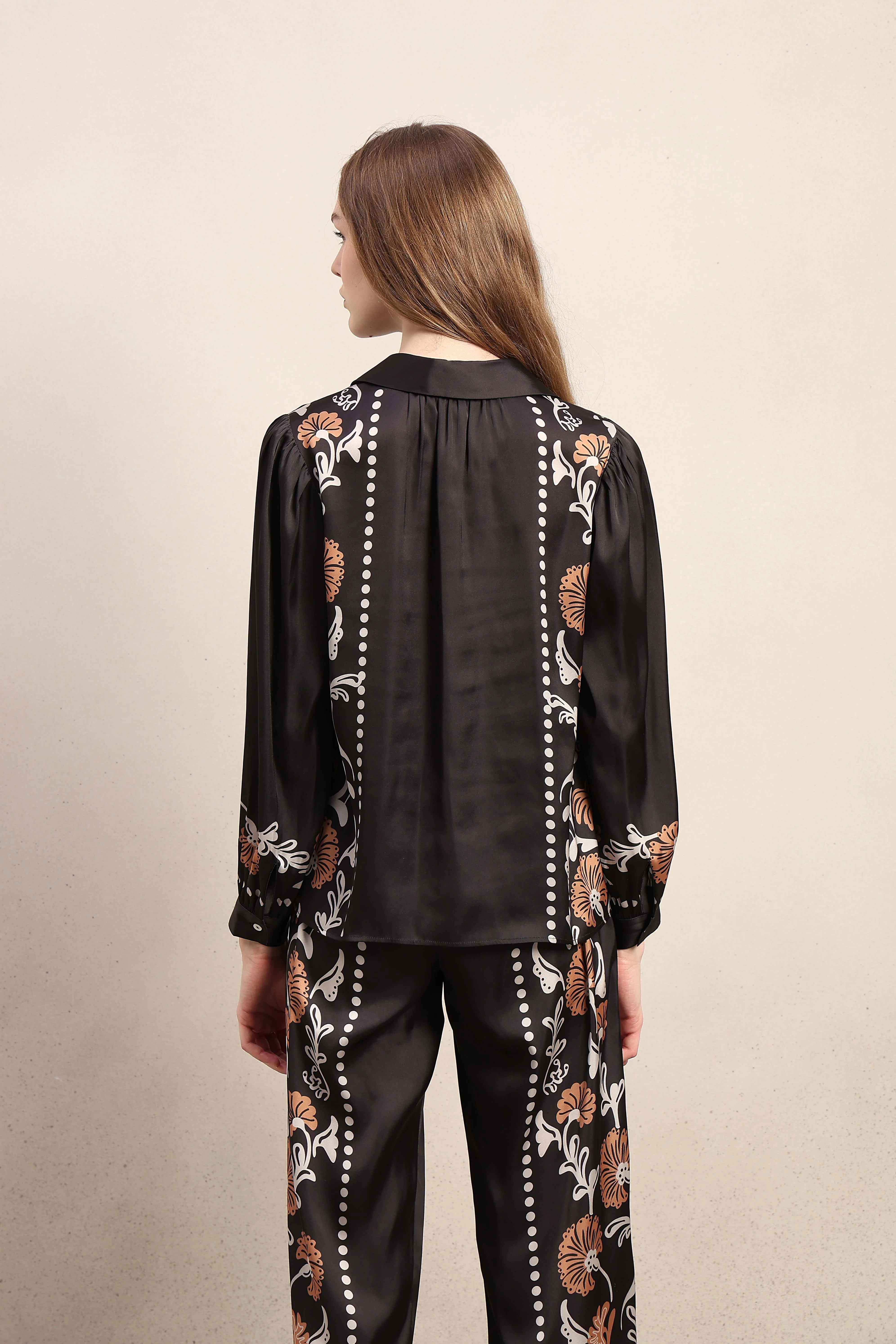 Floral Print Button Up Shirt - Image 10