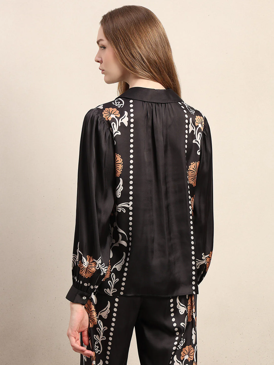 Floral Print Button Up Shirt - Image 4