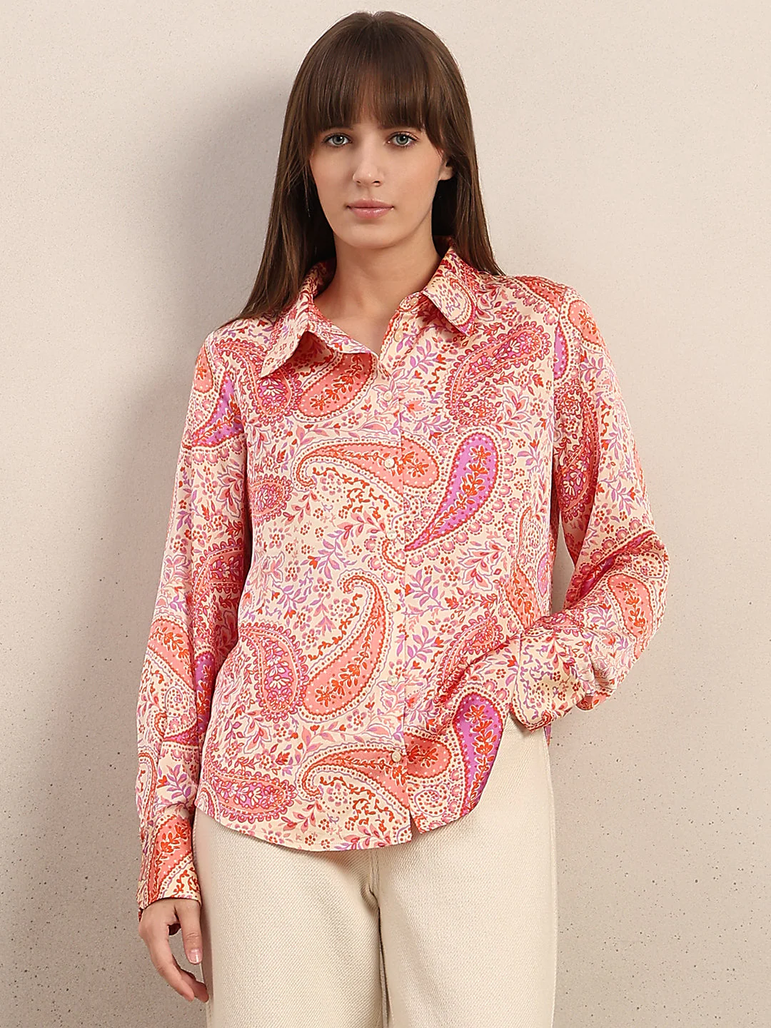 Pink Printed Shirt - Image 2