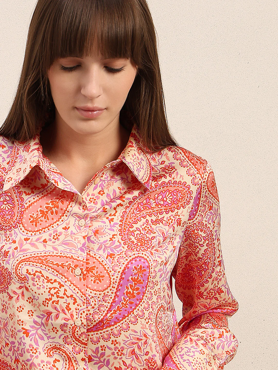 Pink Printed Shirt - Image 6