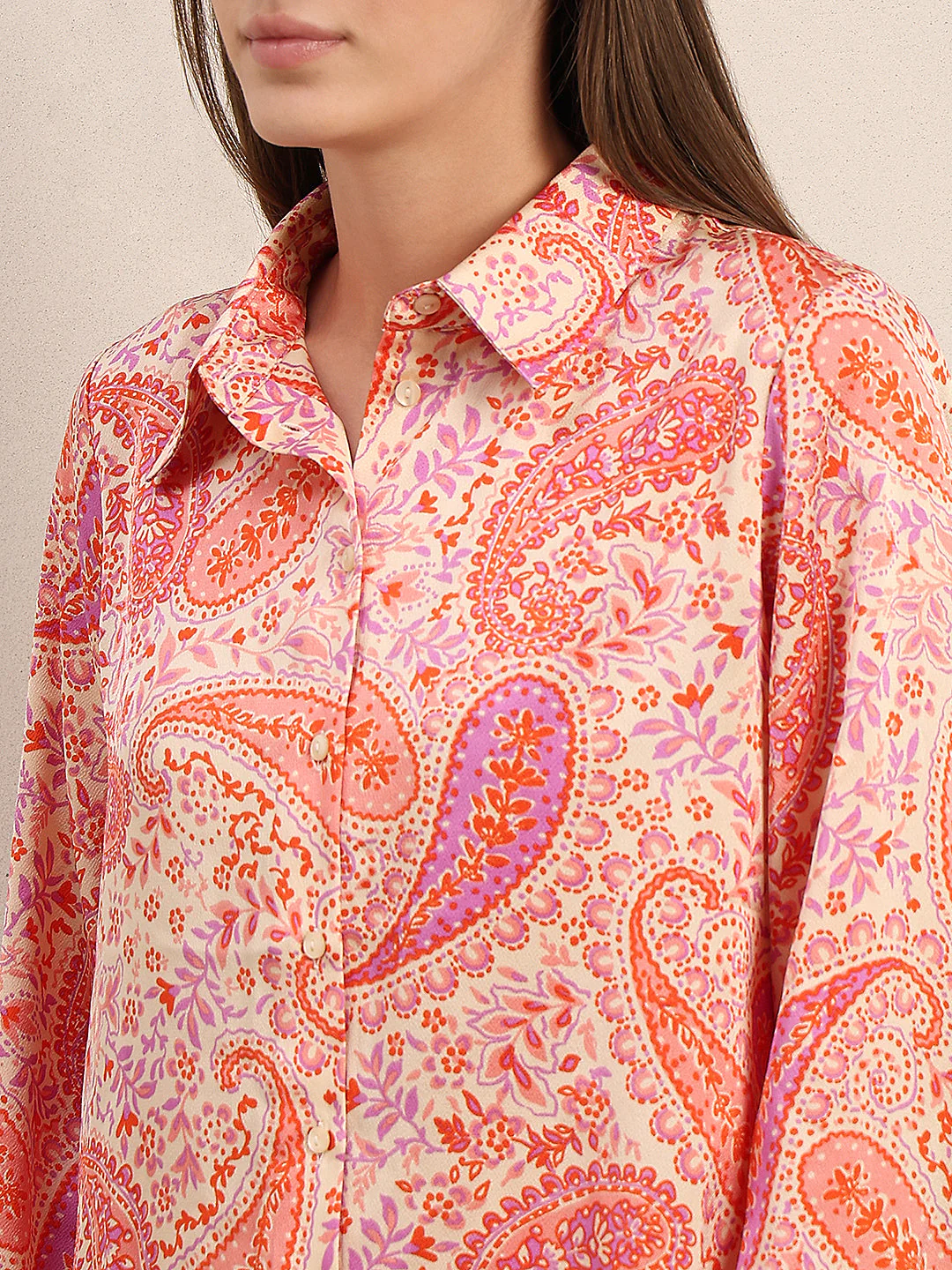 Pink Printed Shirt - Image 8