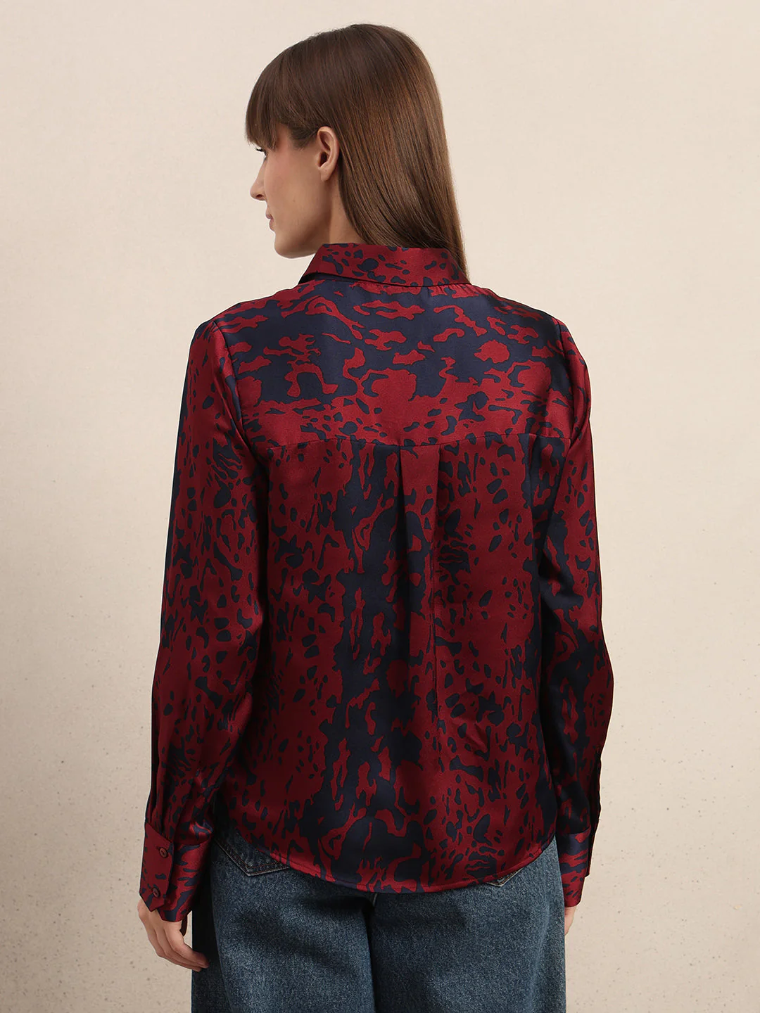 Red Printed Shirt - Image 4