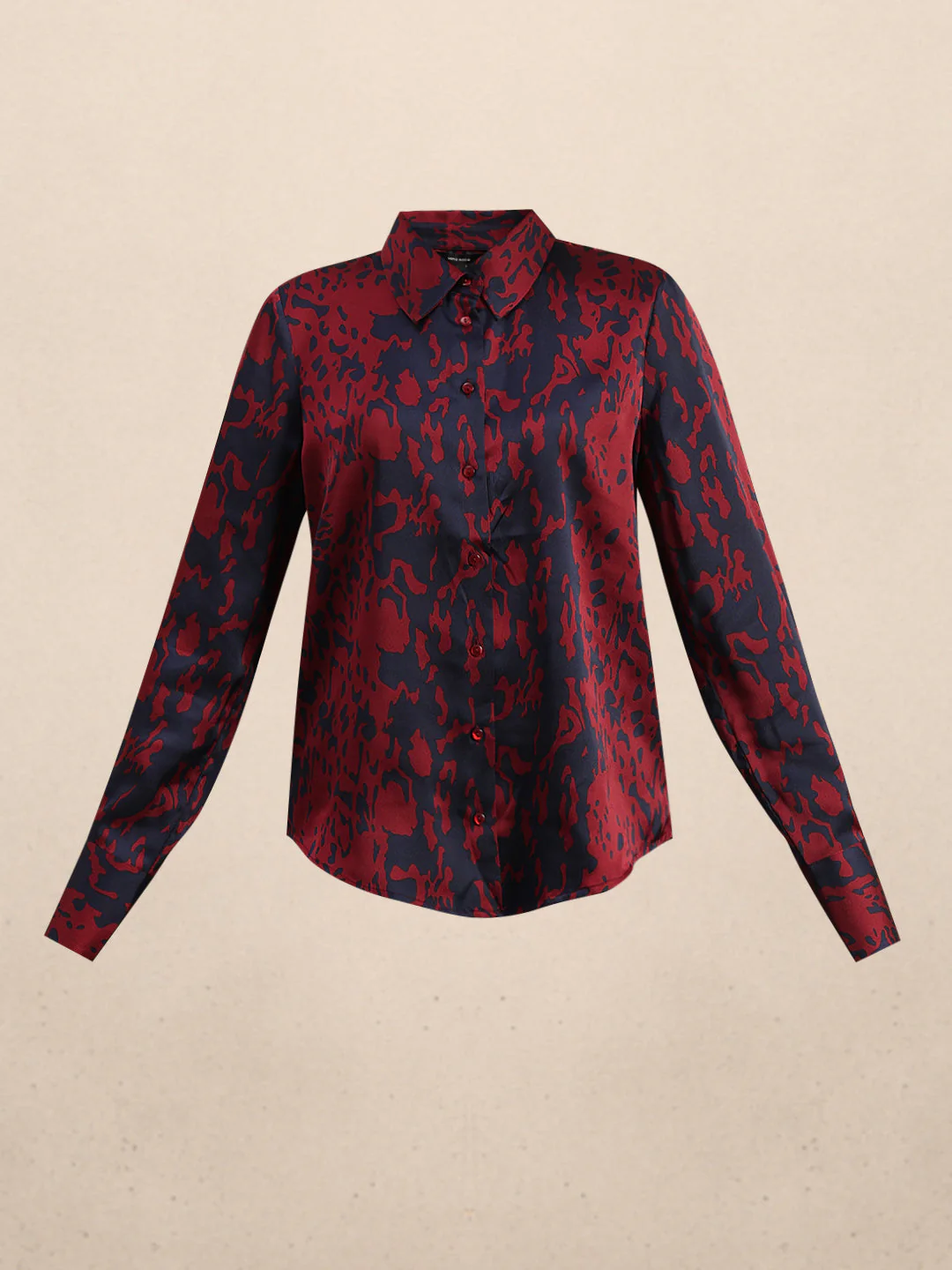 Red Printed Shirt - Image 7