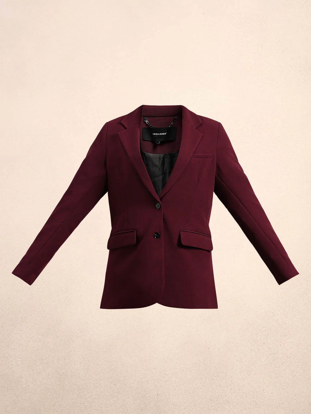 Maroon Tailored Blazer - Image 7