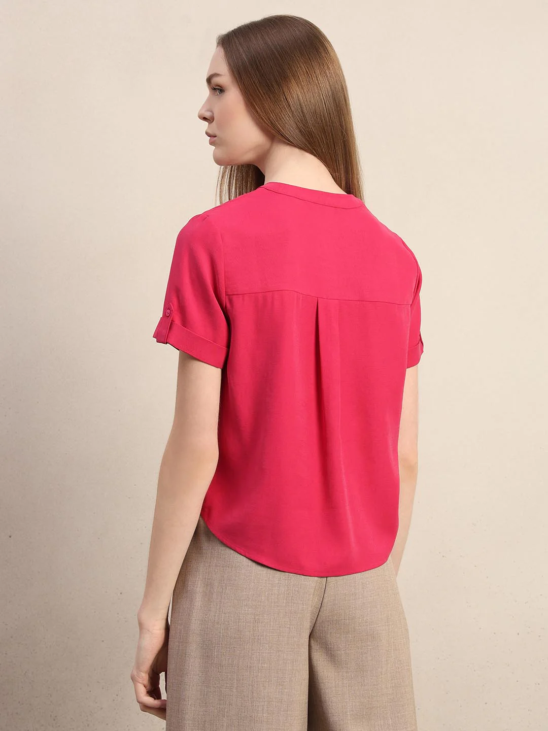 Pink V-Neck Top - Image 4