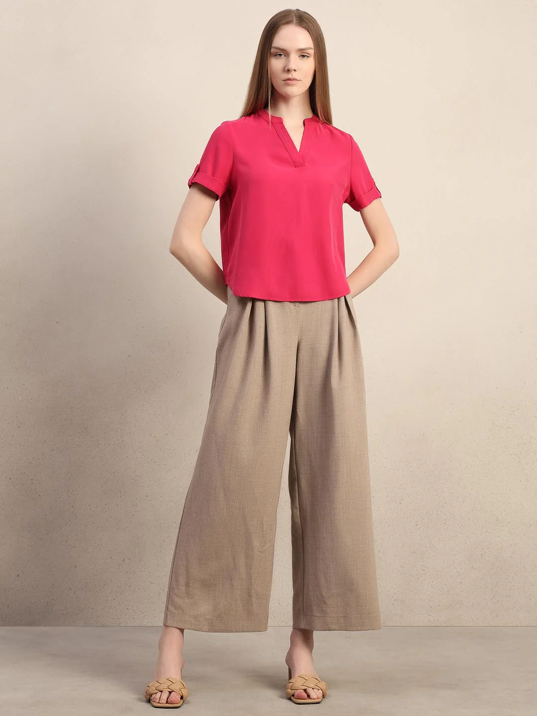 Pink V-Neck Top - Image 5
