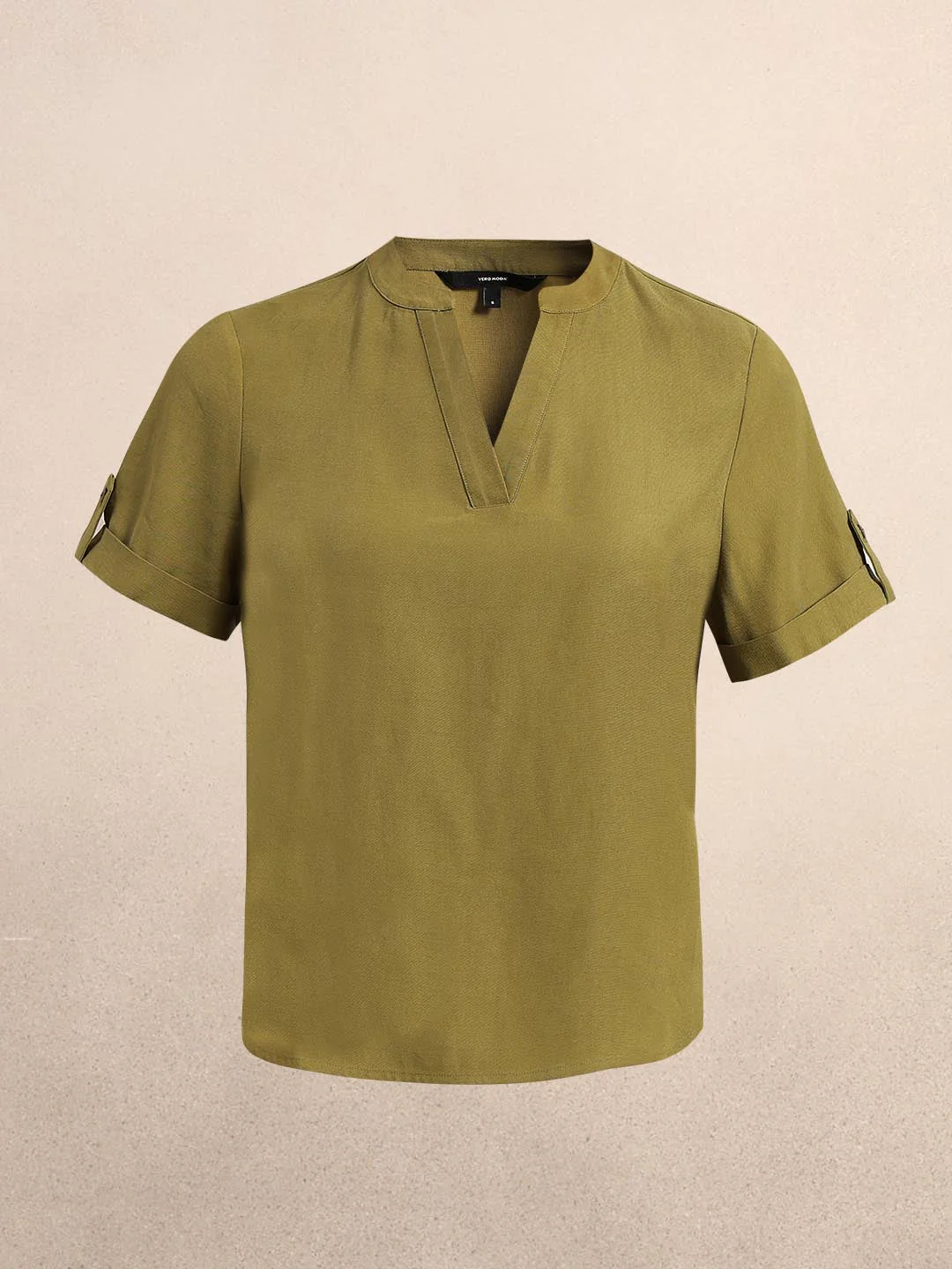 Dark Green V-Neck Top - Image 7