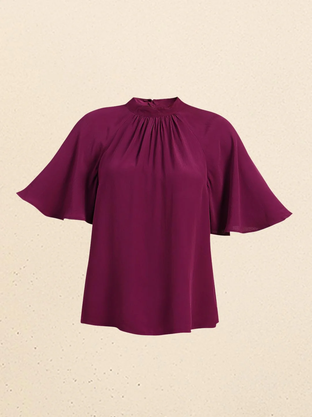 Dark Purple Flared Top - Image 7