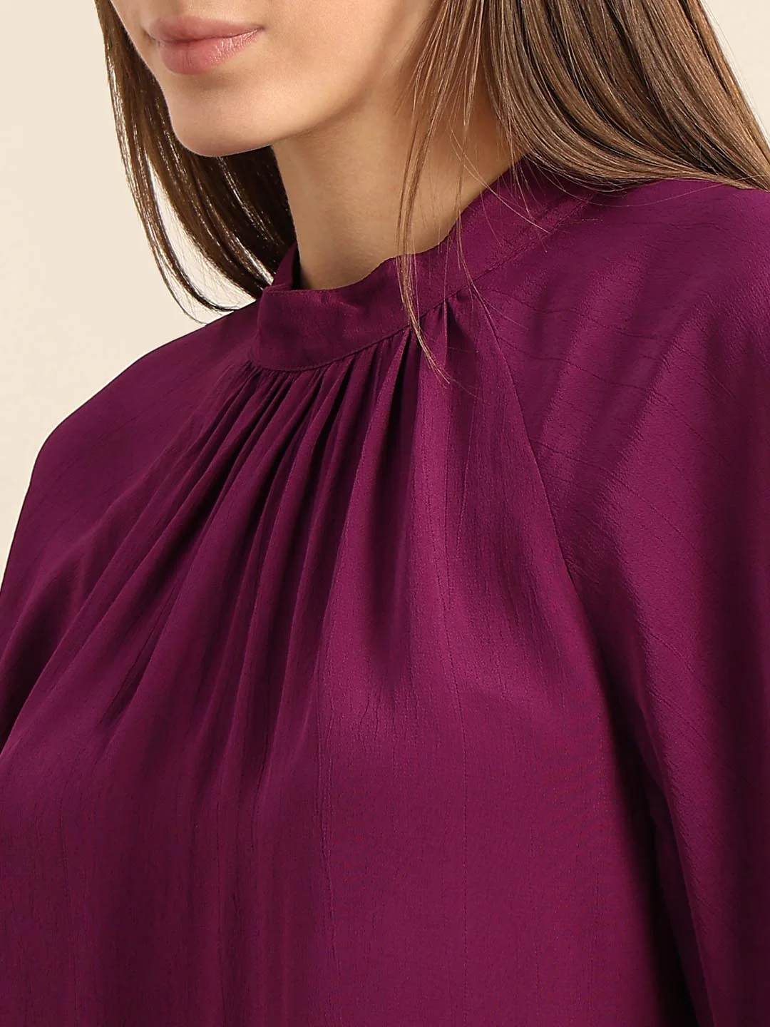 Dark Purple Flared Top - Image 8