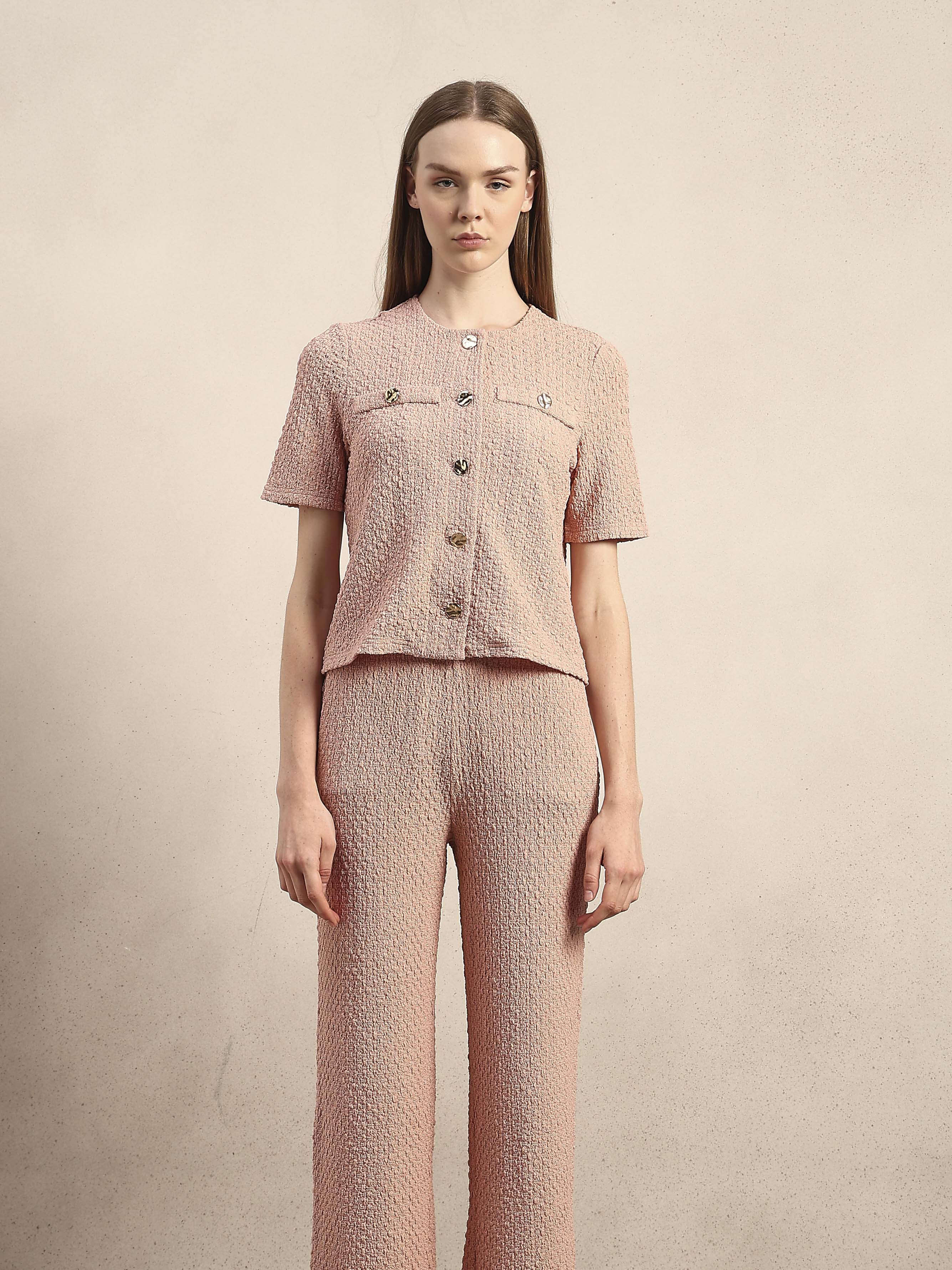 Tweed Buttoned Top - Image 9