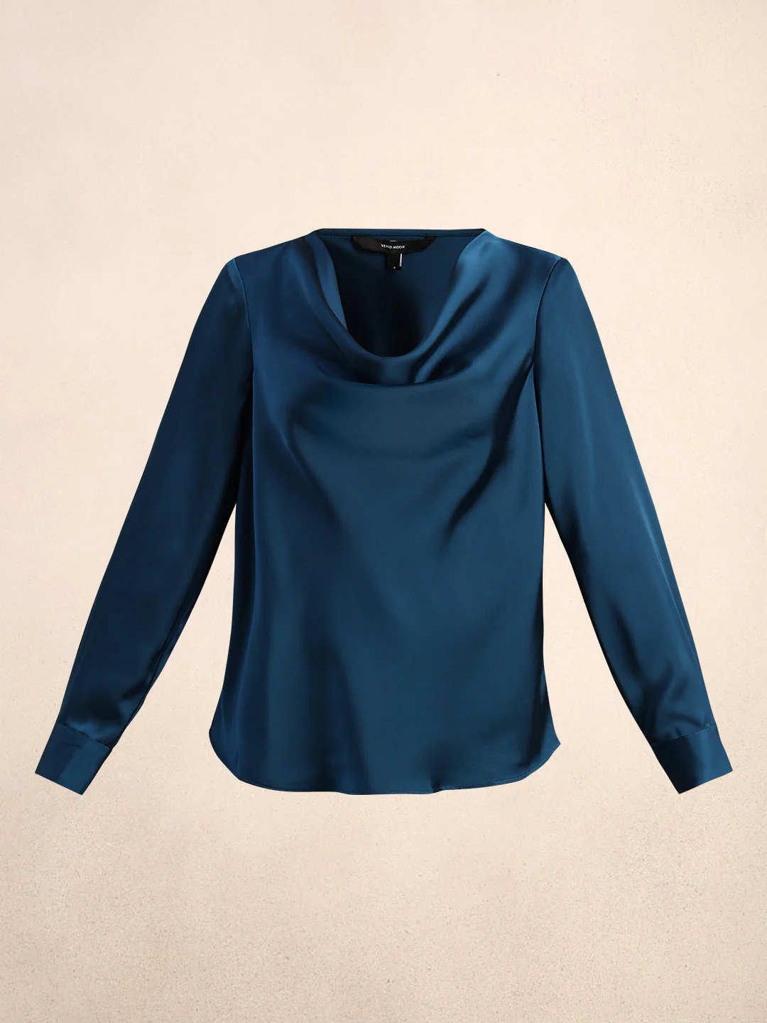 Cowl Neck Satin Top - Image 7