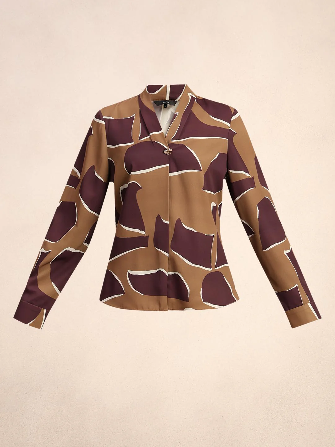 Dark Olive Printed Top - Image 7