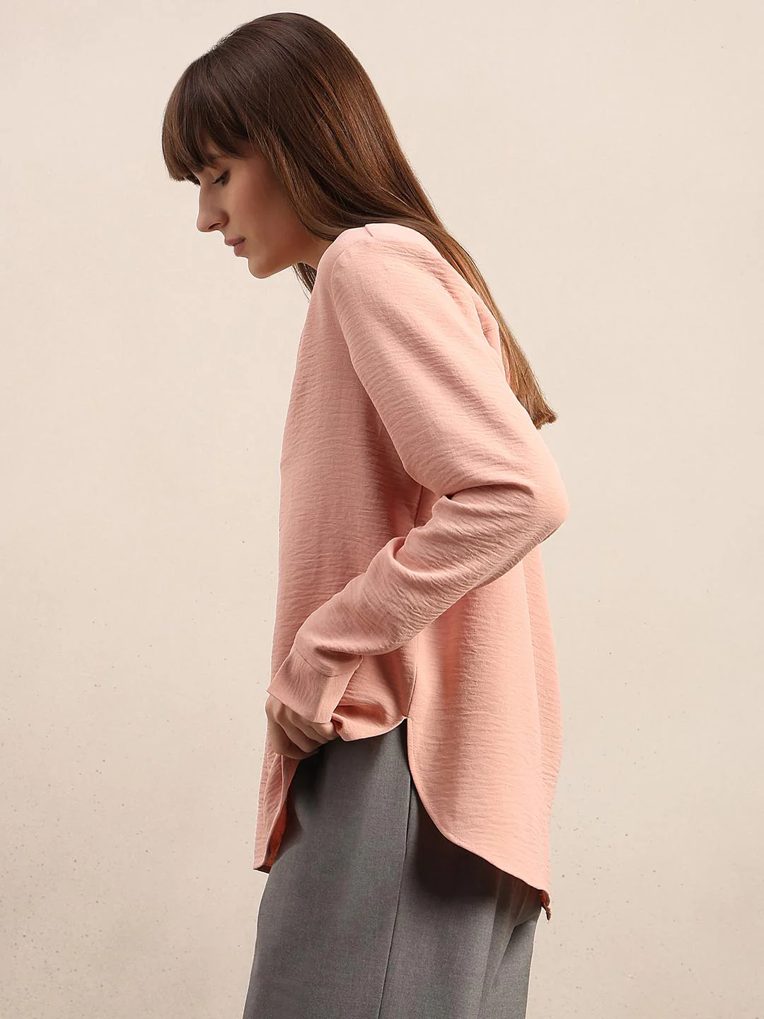 Pink V-Neck Top - Image 3
