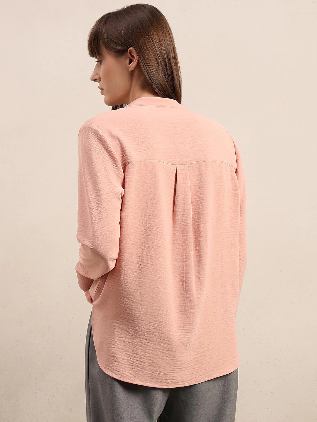 Pink V-Neck Top - Image 4