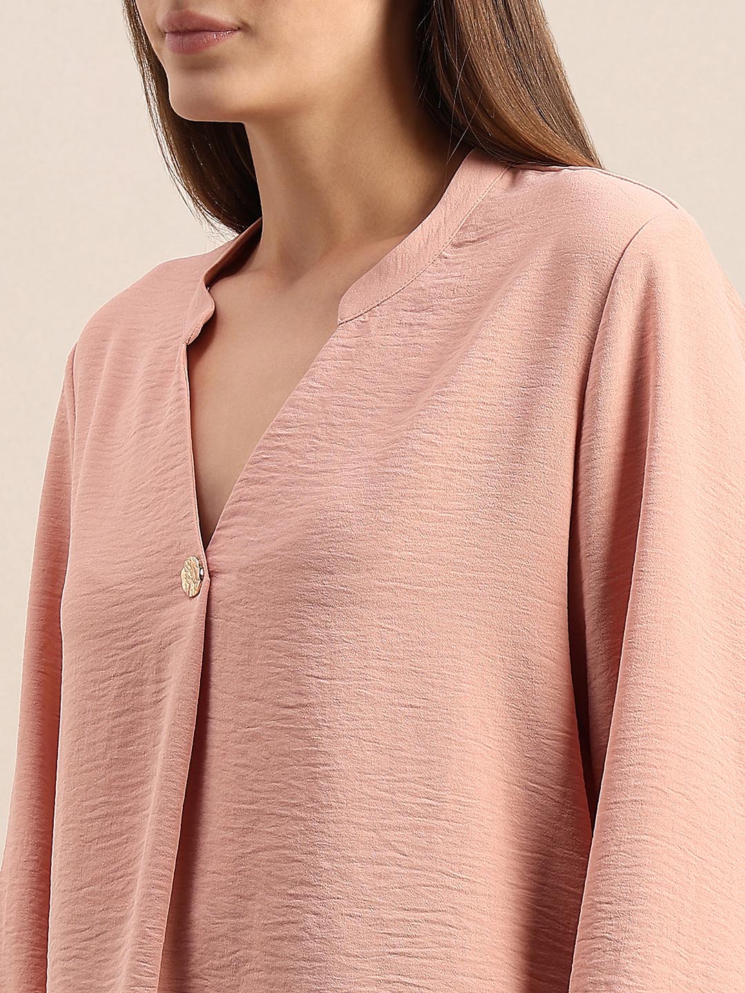Pink V-Neck Top - Image 8