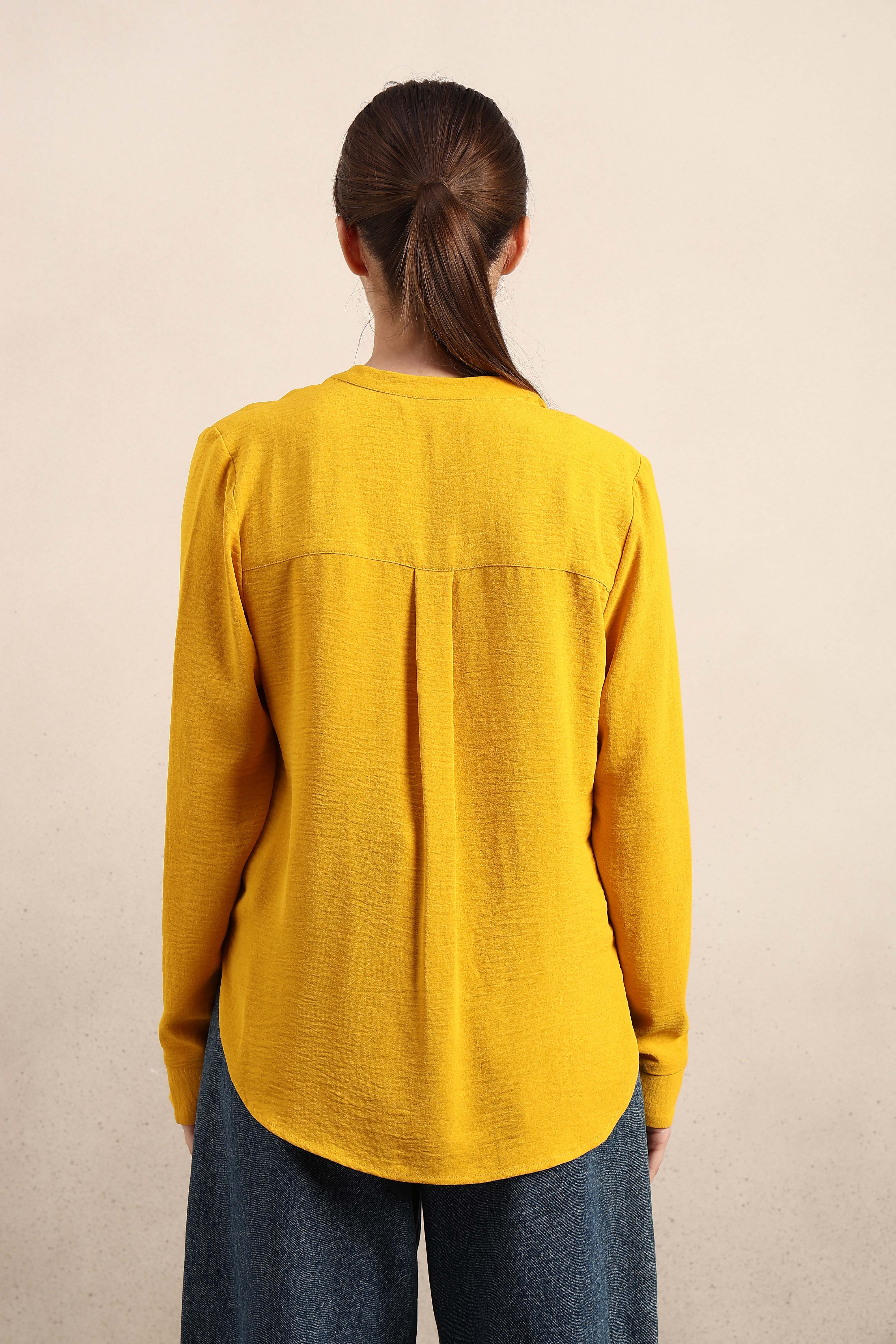 Yellow Regular Fit Top - Image 10