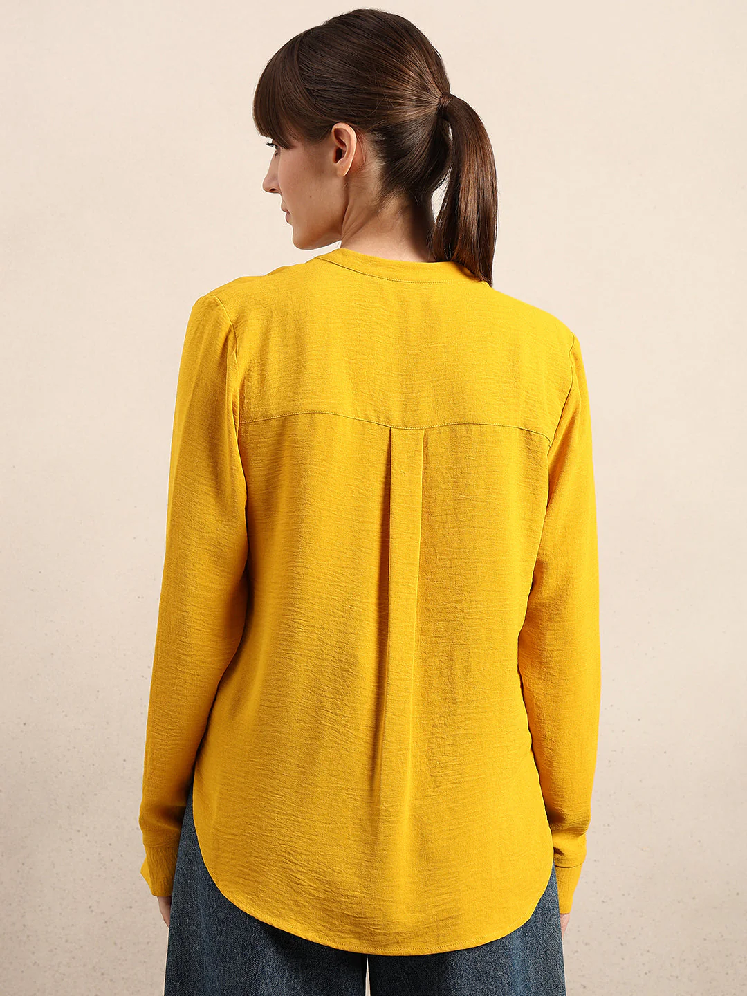 Yellow Regular Fit Top - Image 4