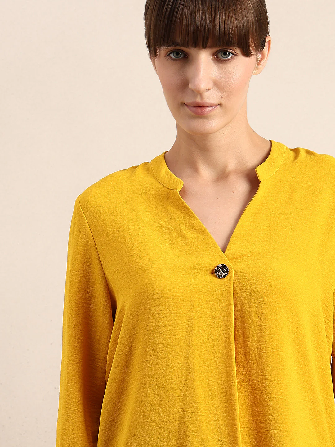 Yellow Regular Fit Top - Image 6