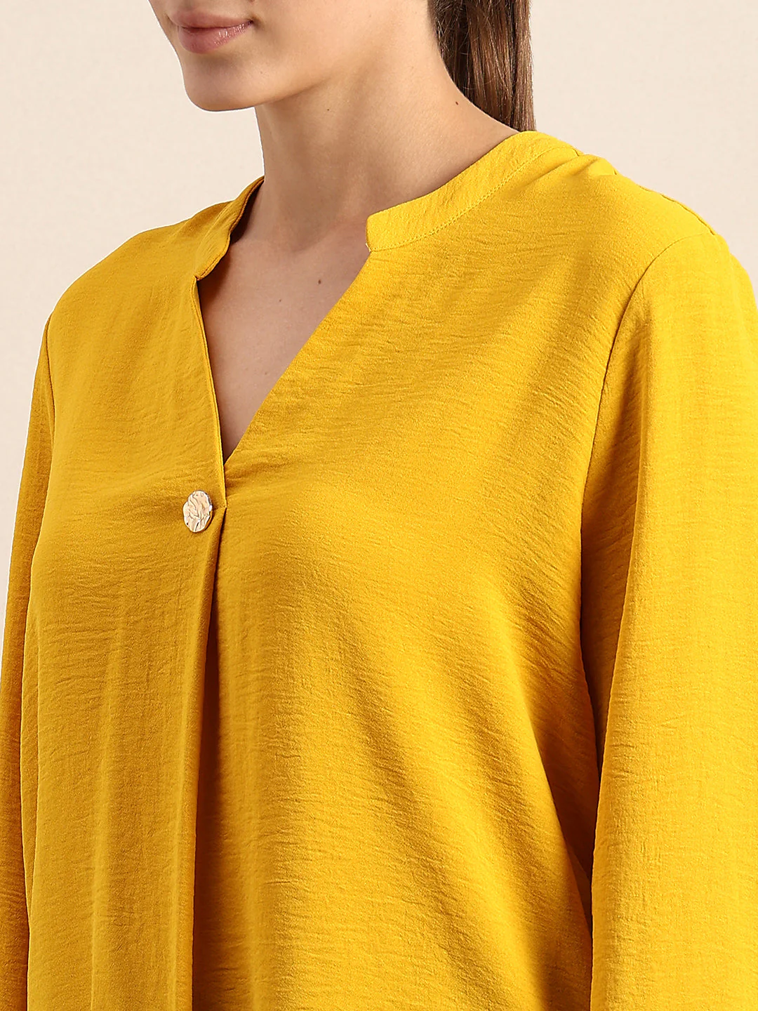 Yellow Regular Fit Top - Image 8