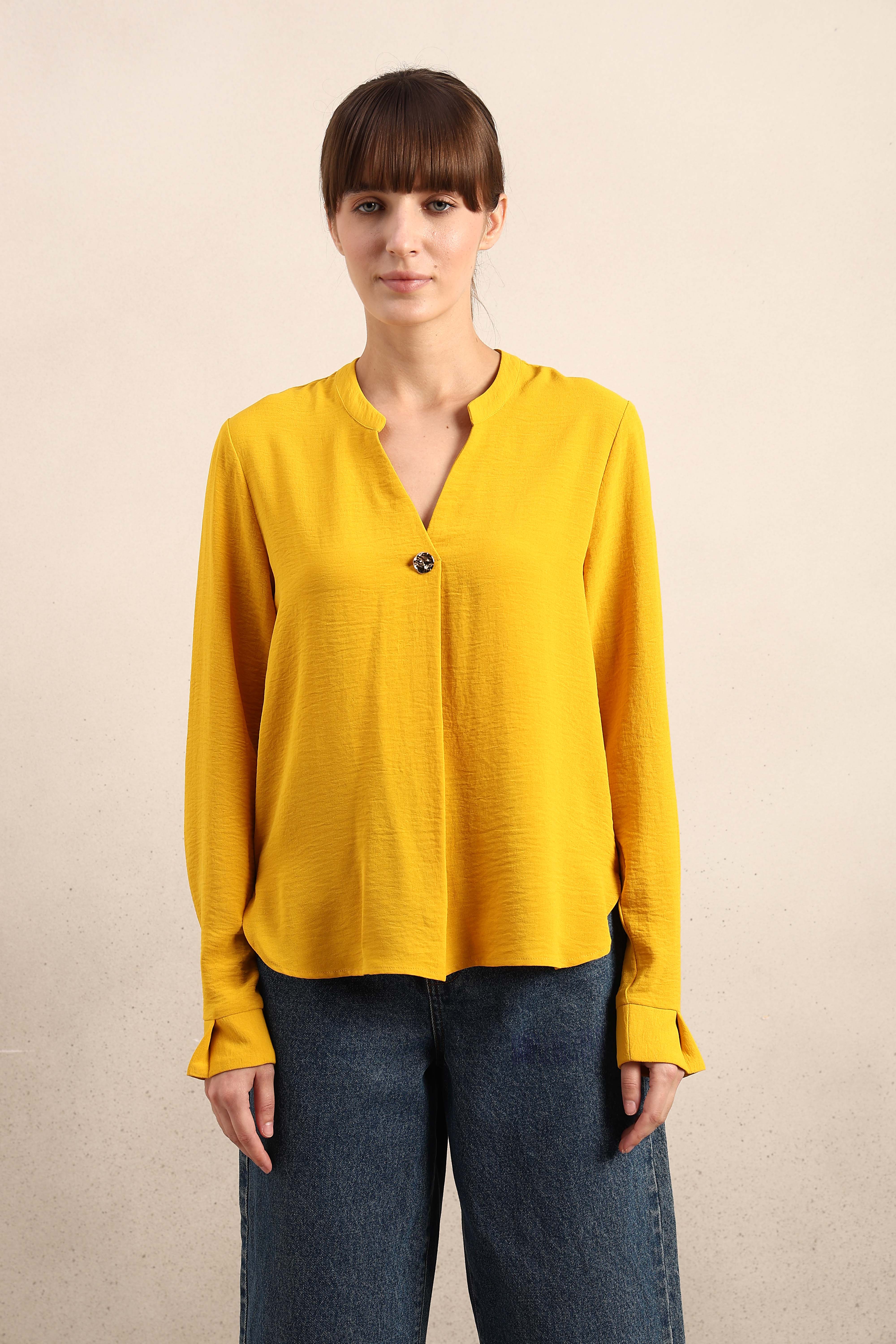 Yellow Regular Fit Top - Image 9