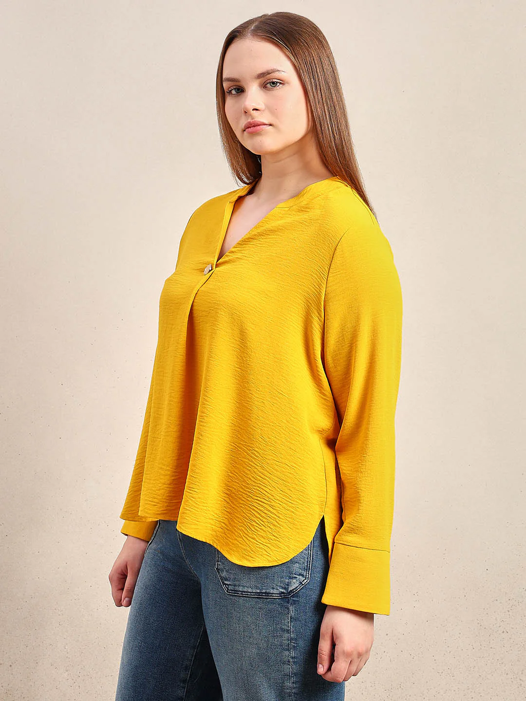 Curve V-Neck Top - Image 3