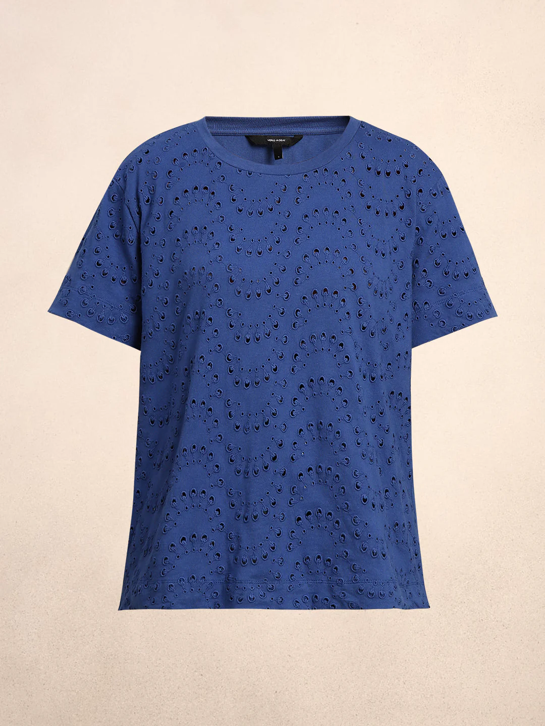 Schiffli Cotton T-shirt - Image 6