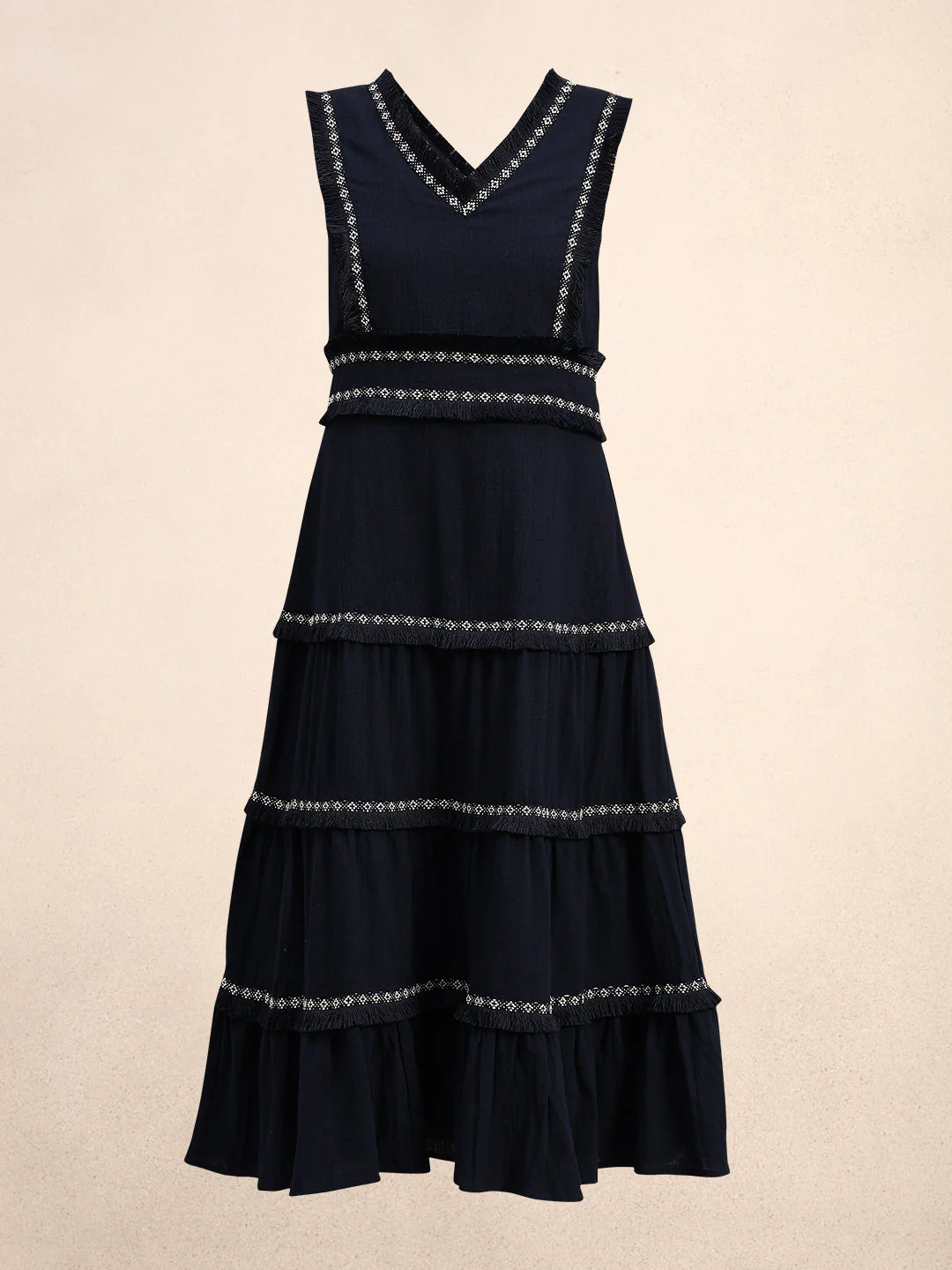 Tiered Sleeveless Maxi Dress - Image 7