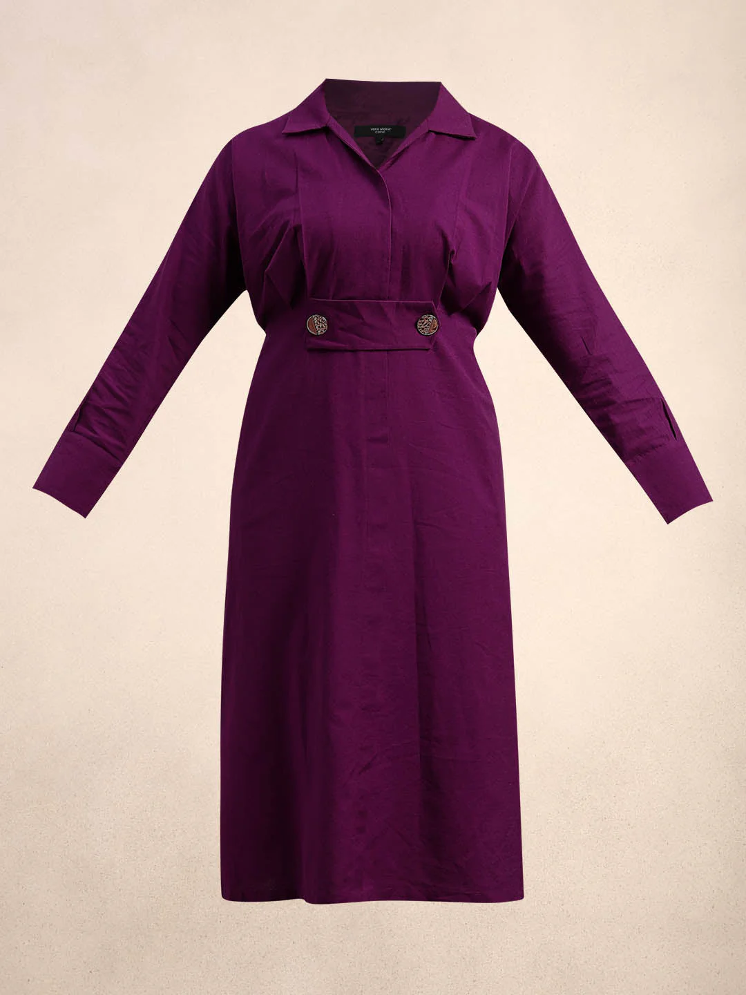 Curve Collared Midi Dress - Image 7