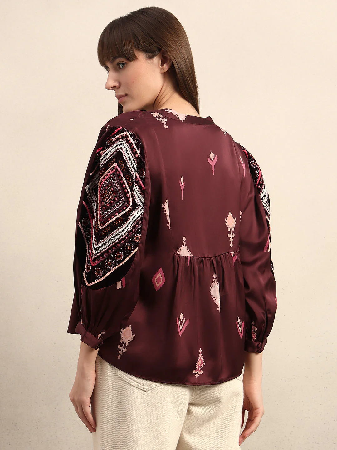 Bohemian Print Top - Image 4