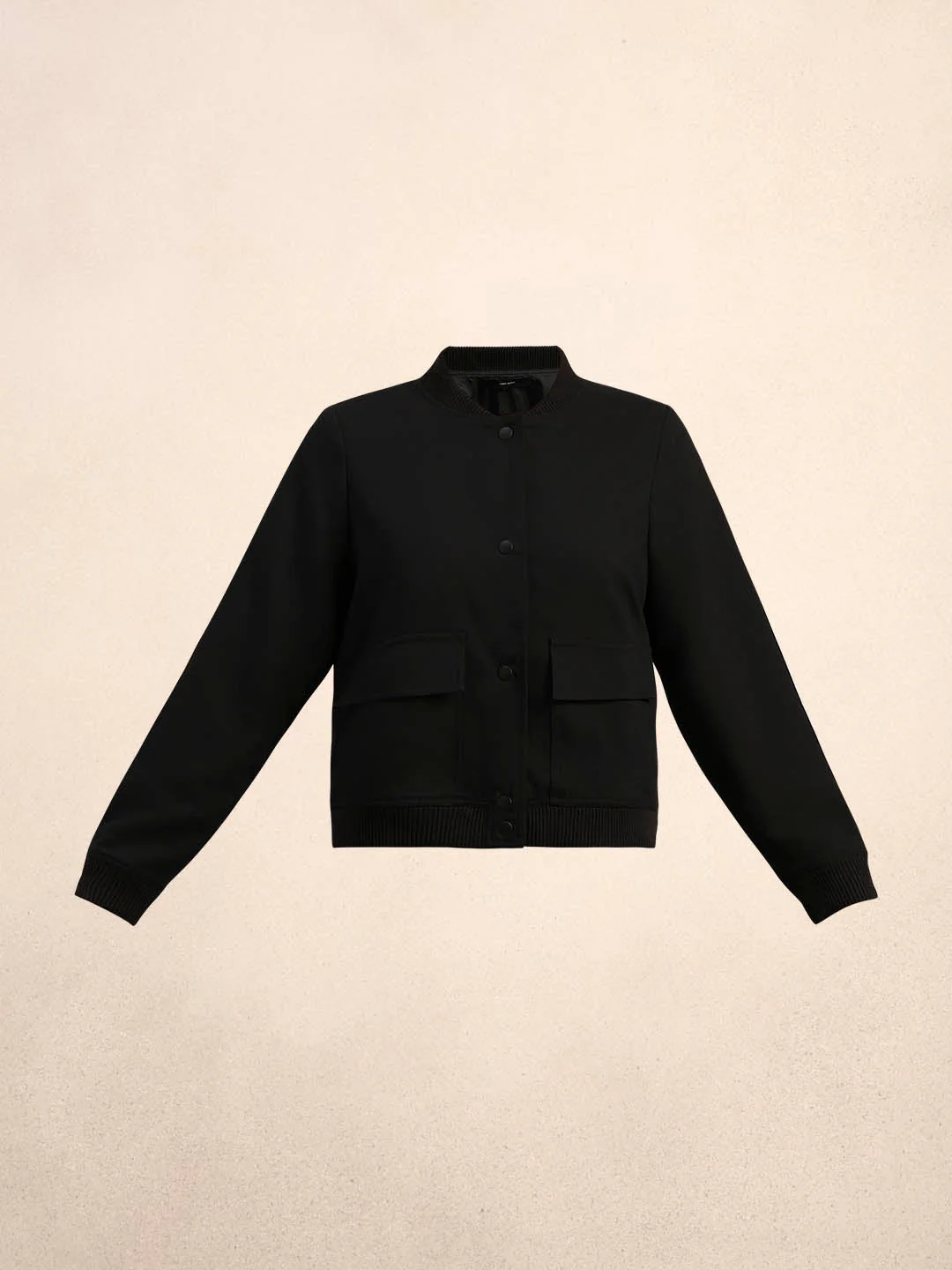 Black Utility Bomber Jacket - Image 7